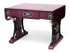 Baltic Neoclassic Parcel Gilt, Ebonized and Mahogany Sofa Table