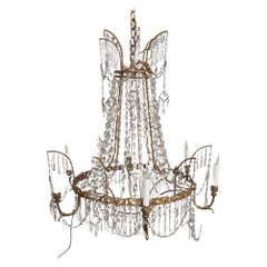 Baltic Neoclassical Style Gilt Bronze Chandelier