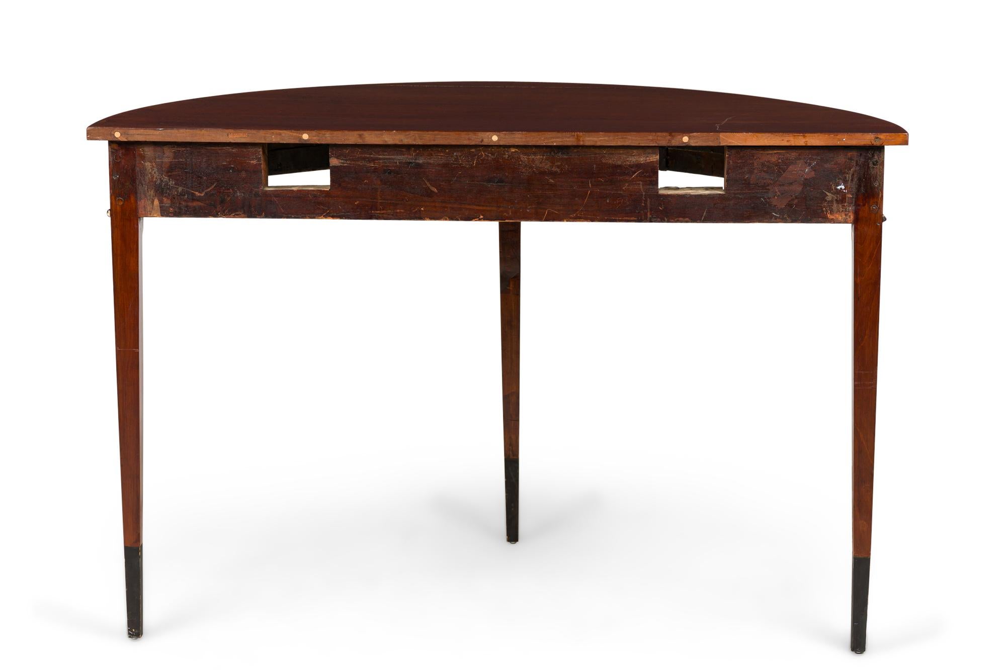 Baltic Pair Demi Lune Console Tables circa 1800 18000.00 Bon état - En vente à Queens, NY