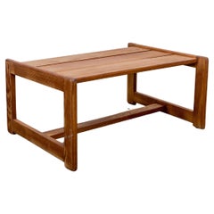 Tavolo da cocktail con piano in legno di pino baltico