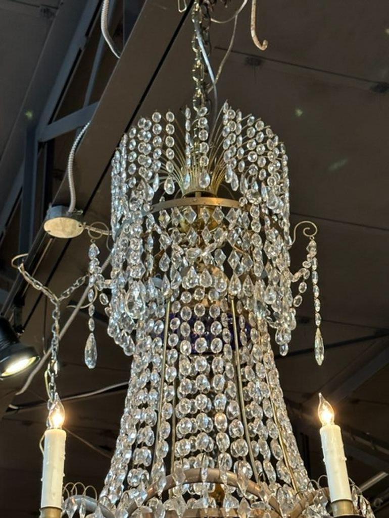 19th Century Baltic State Neo-Classical Chandelier For Sale