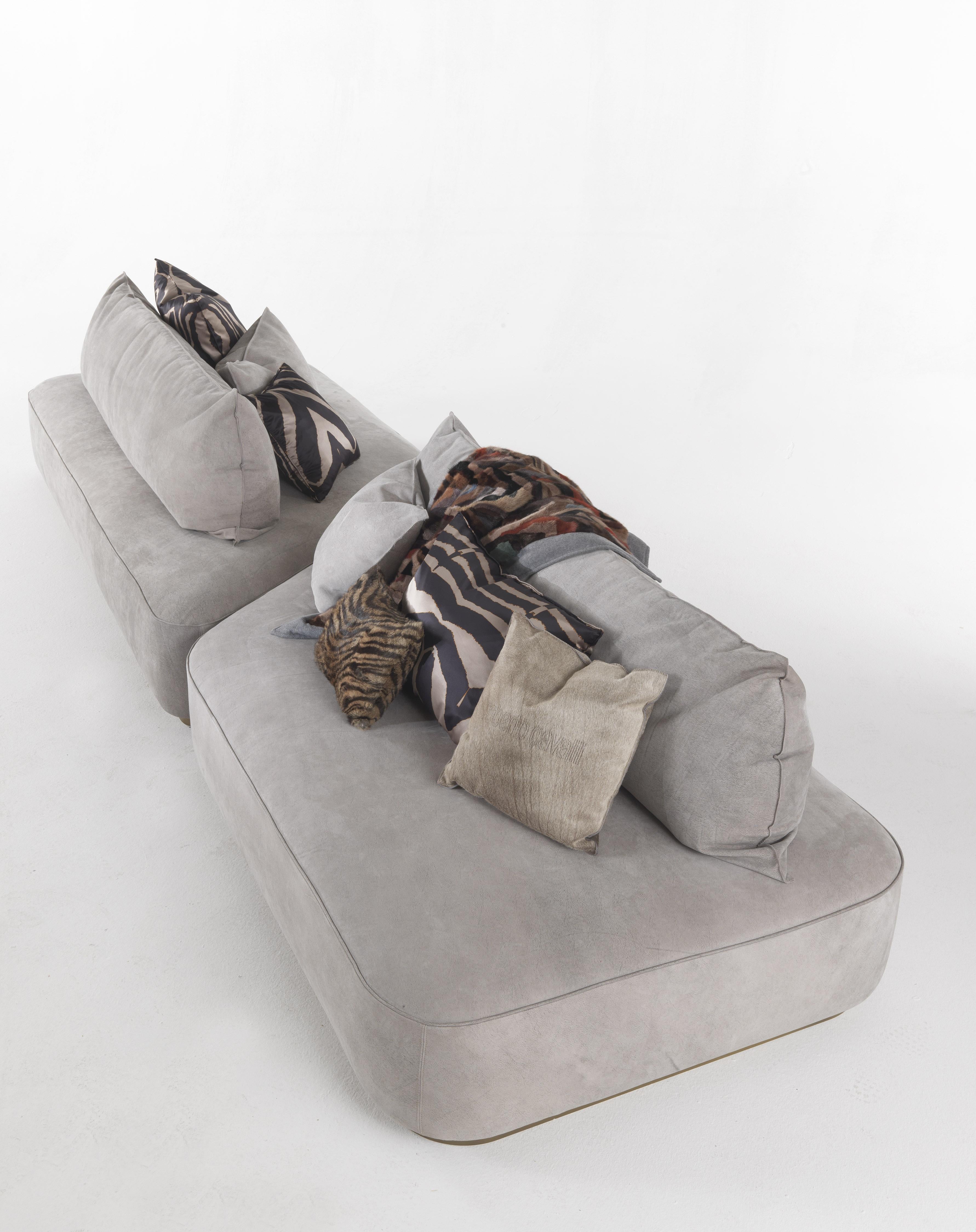 Sofá Modular Baltimora Siglo XXI en Piel by Roberto Cavalli Home Interiors Moderno en venta