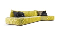 21st Century Baltimora Modular Sofa in Velvet by Roberto Cavalli Home Interiors