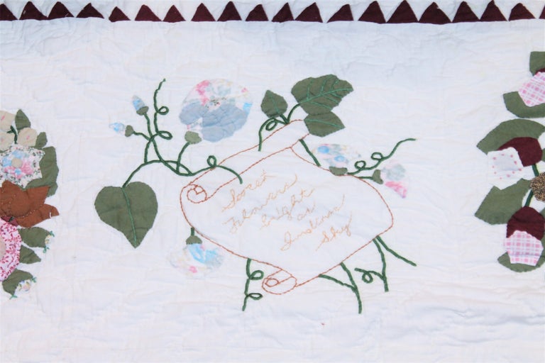 Baltimore Album Quilt from The Folk Art Museum For Sale at