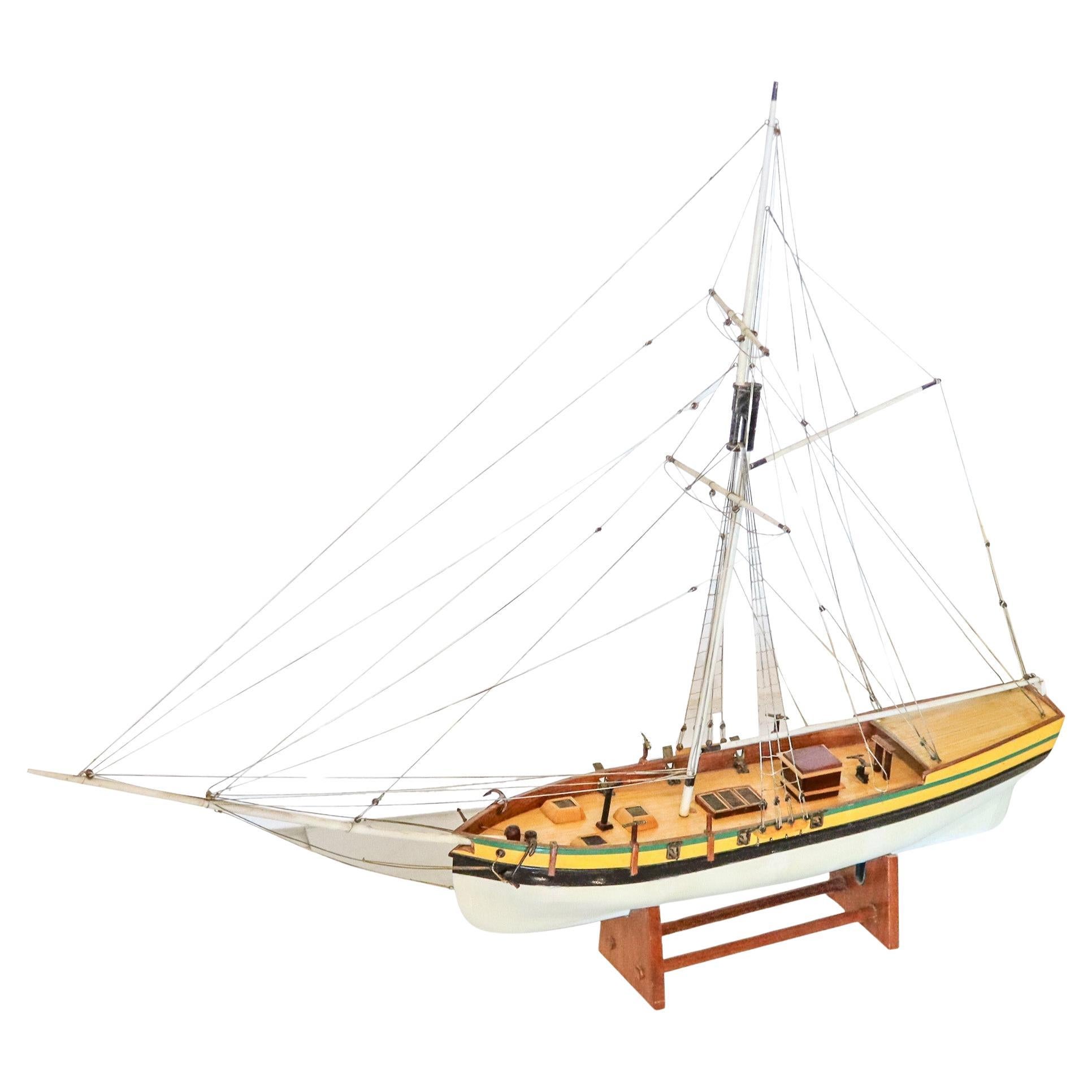 BALTIMORE CLIPPER - Magnifico modello in scala di nave americana del XIX secolo in Wood