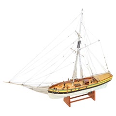 BALTIMORE CLIPPER 19th Century American Magnificent Model Scale Ship In Wood