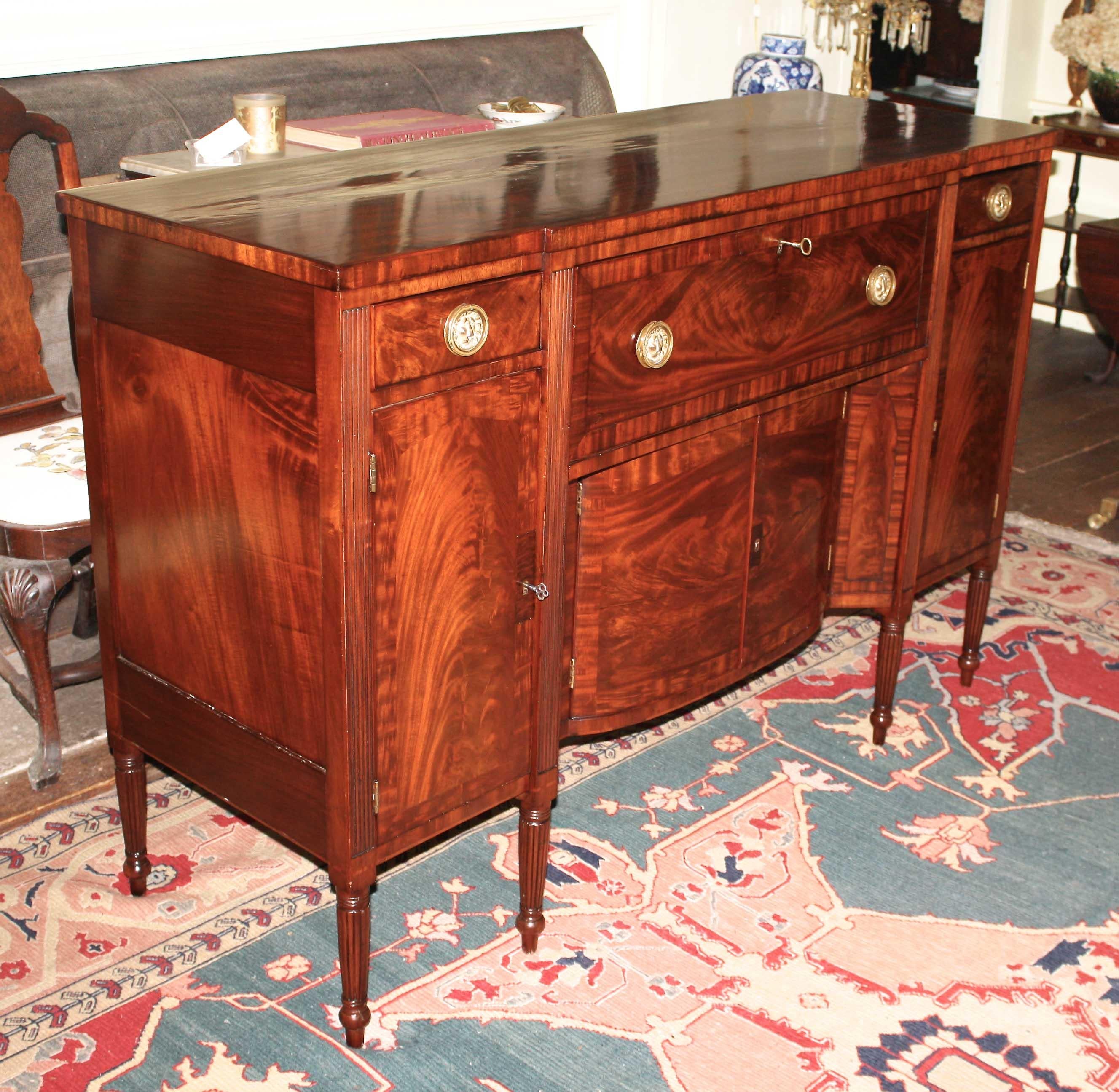 American Baltimore Federal Sideboard with 'Butler's Secretary' For Sale