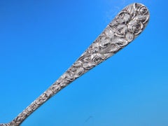 Baltimore Rose by Schofield Sterling Silver Flatware Set 79 pcs most Plain Back