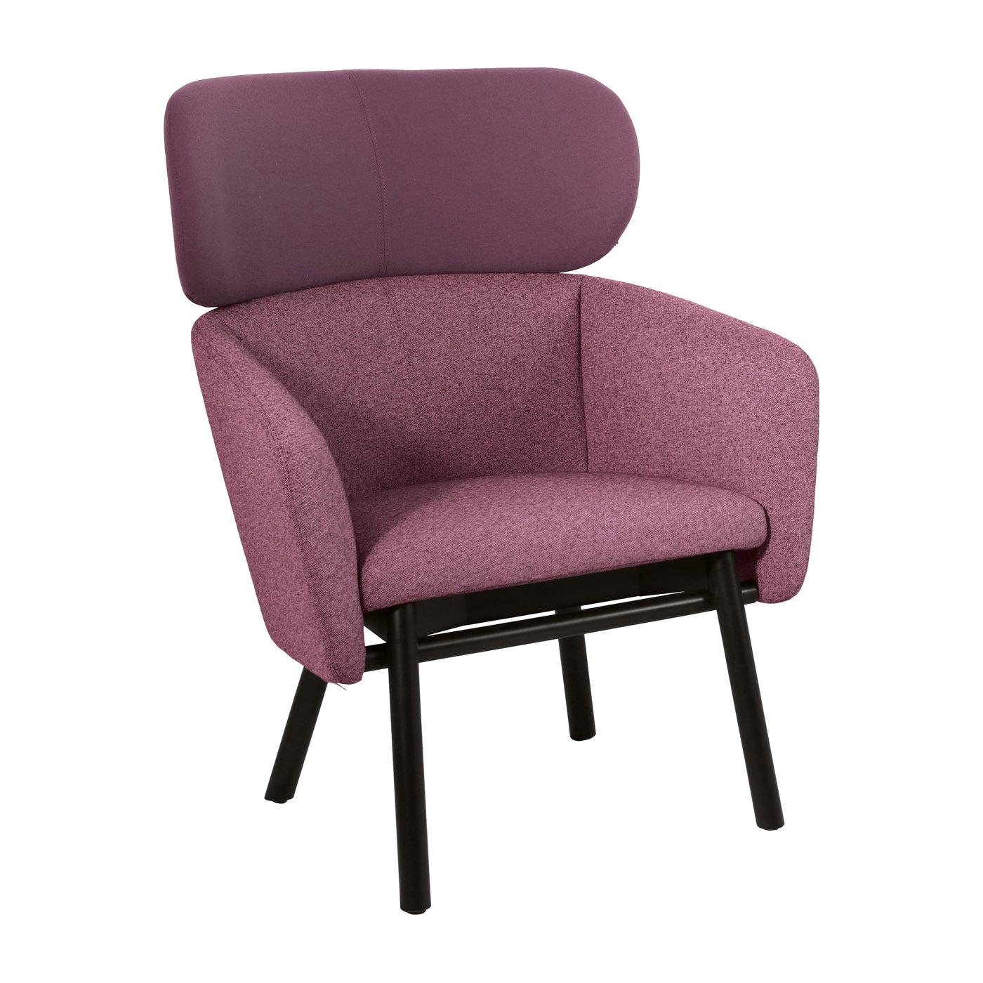 Chaise lilas Balù Lounge d'Emilio Nanni