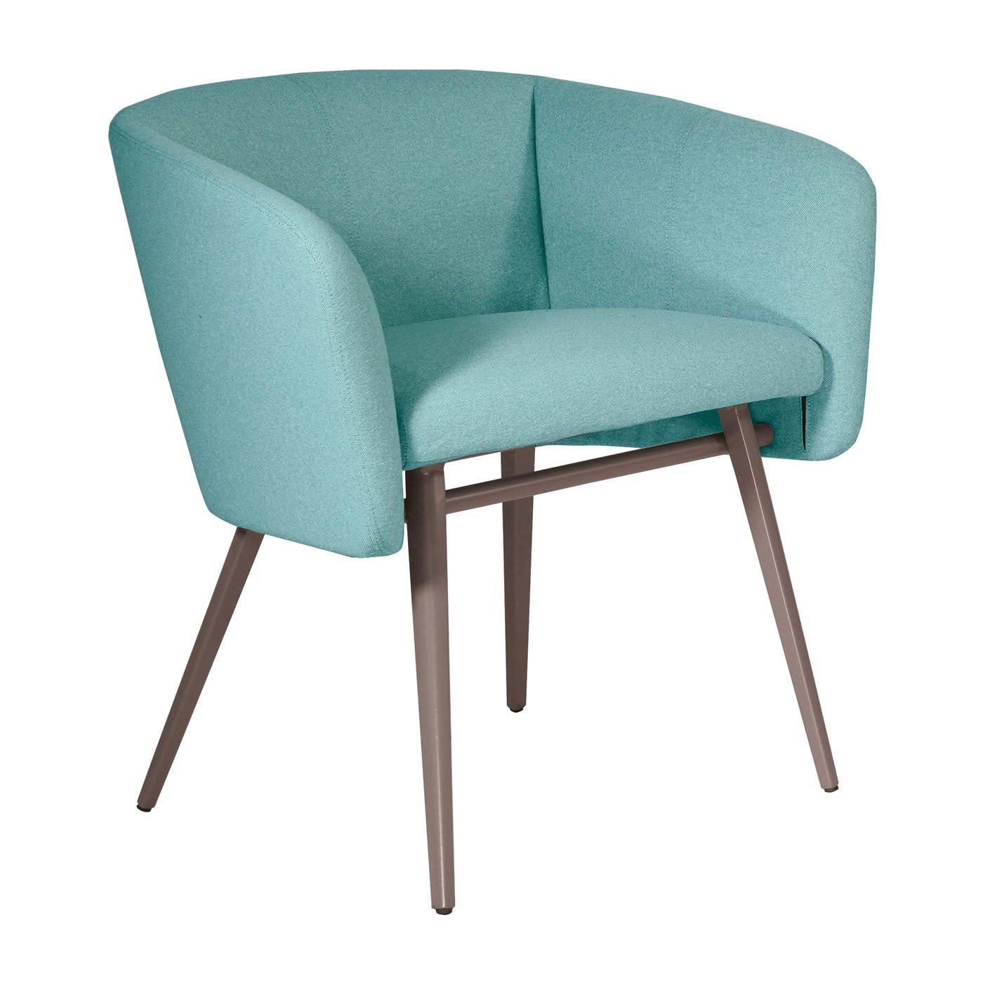Balù Met Light Blue and Gray Chair by Emilio Nanni For Sale