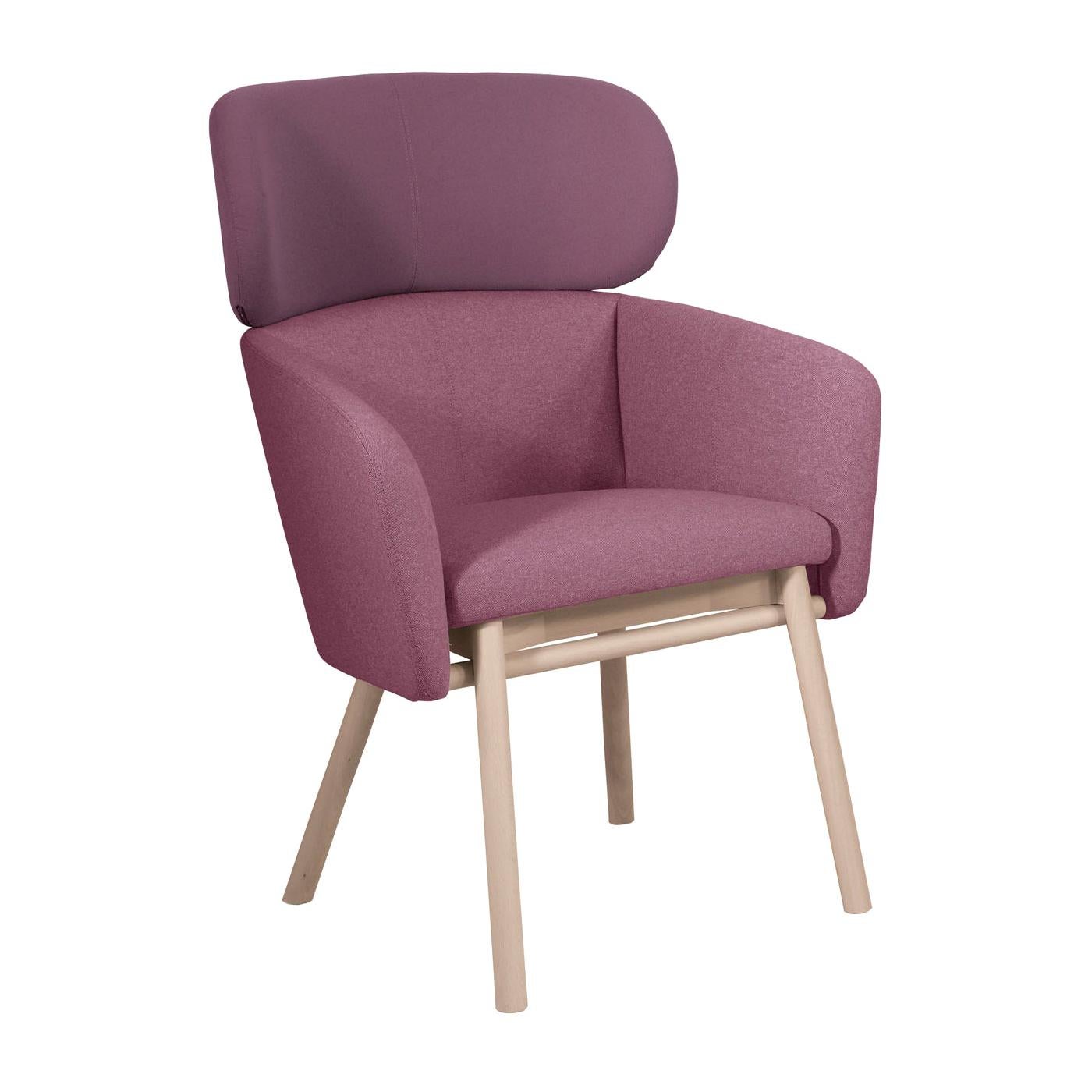 Balù Extra Large Lilac and White Chair by Emilio Nanni For Sale