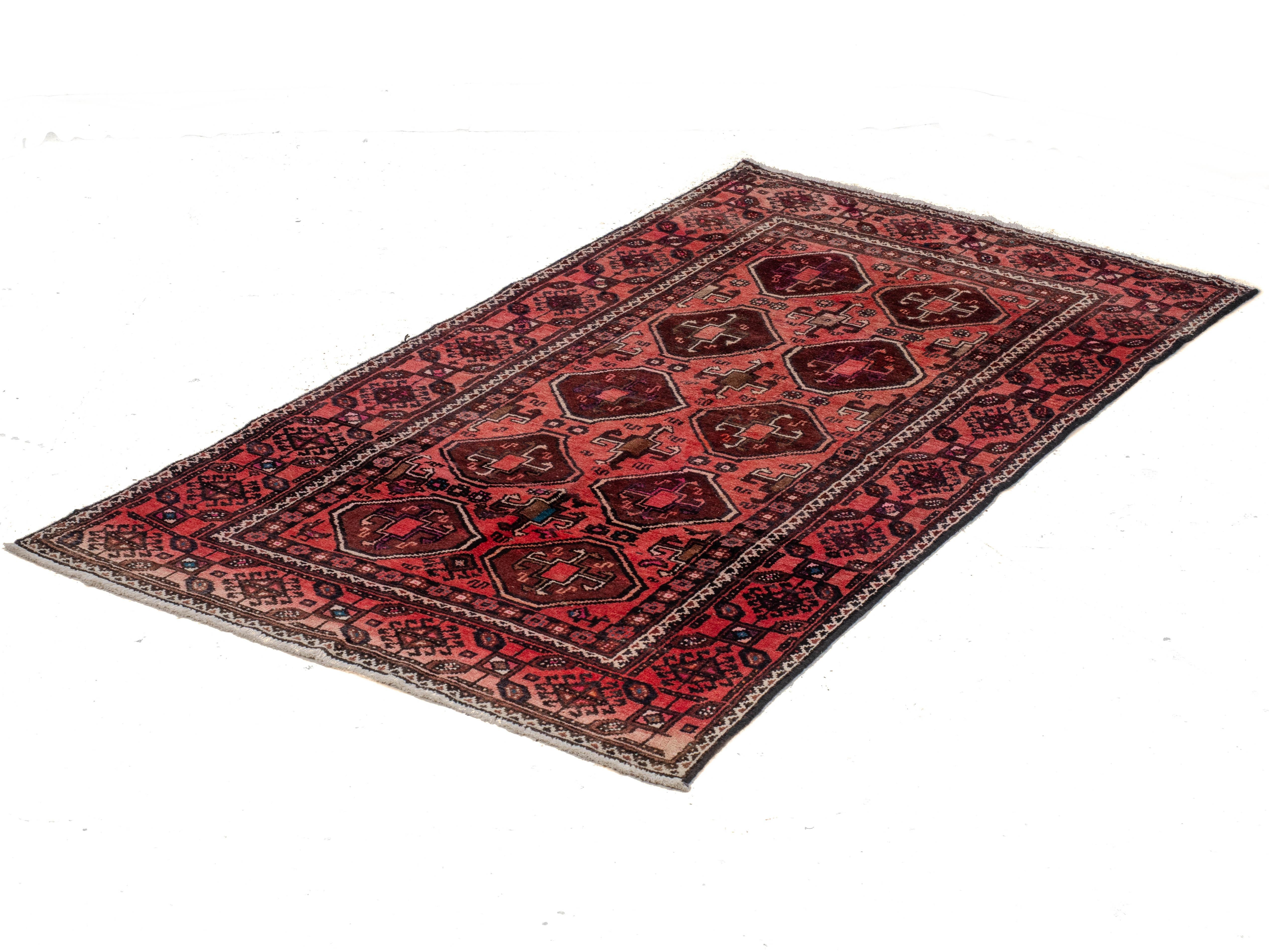 Baluch Afghanischer persischer handgewebter Teppich (Oriental-Teppich) (Wolle) im Angebot