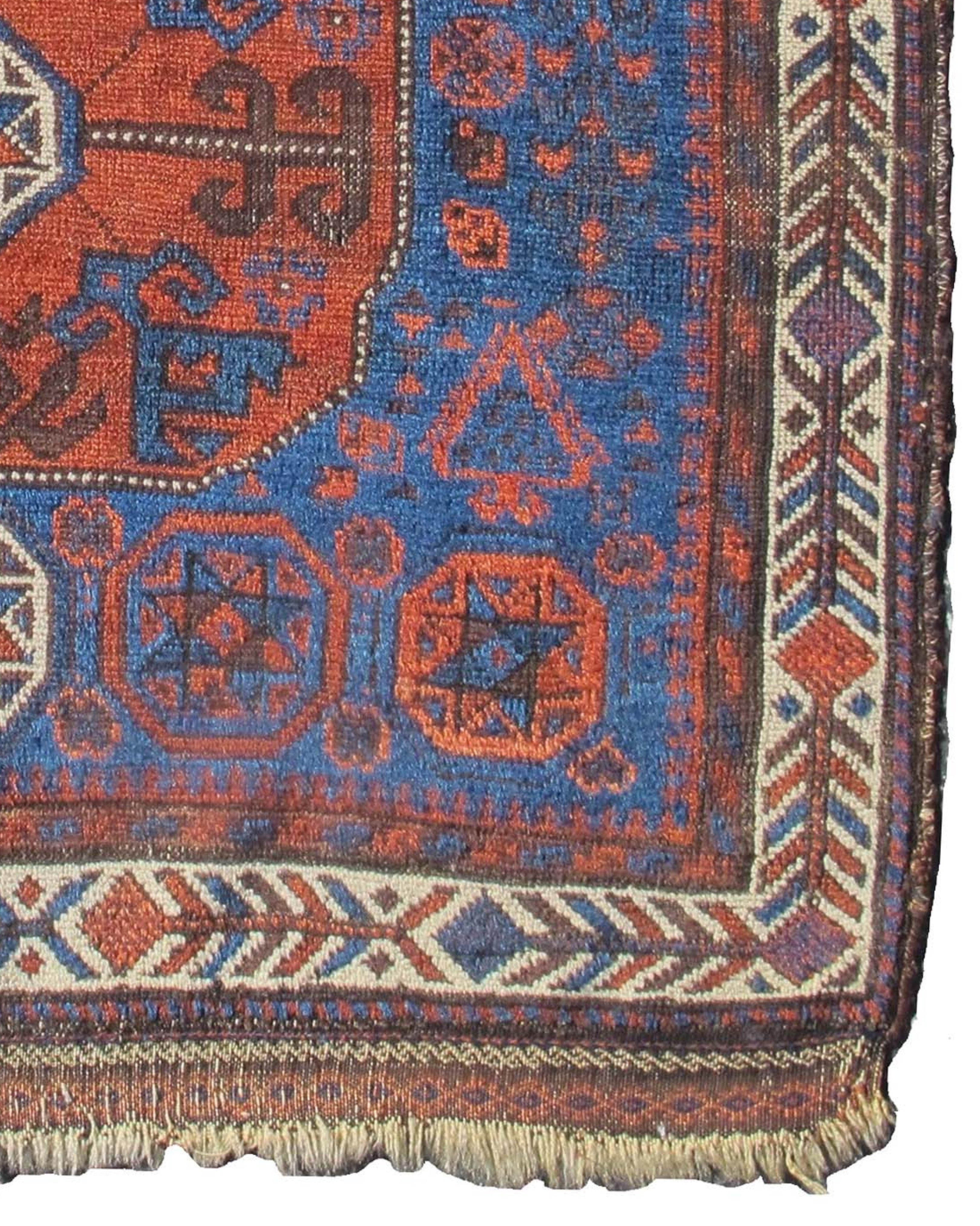 Baluch Bag Face Rug, Late 19th Century In Excellent Condition For Sale In San Francisco, CA