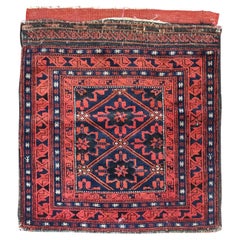 Antique Baluch Bag Rug, 19th Century
