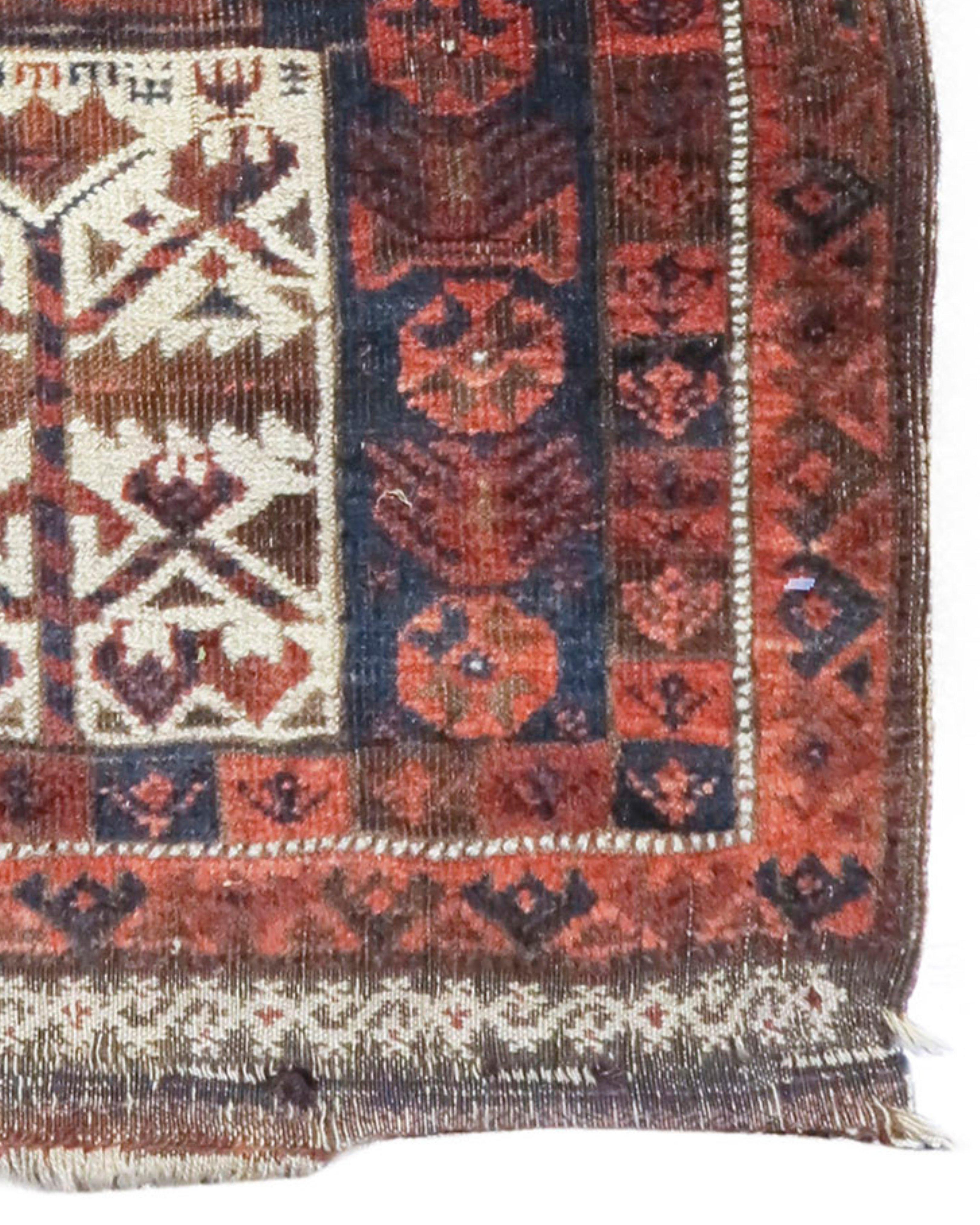 Baluch Balisht Rug, 19th Century In Good Condition For Sale In San Francisco, CA