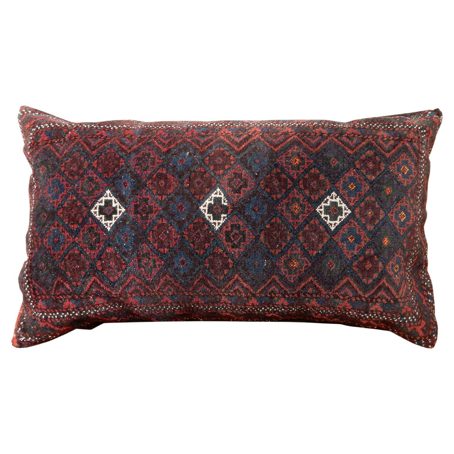 Baluch Balisht Throw Pillow, Early 20th Century
