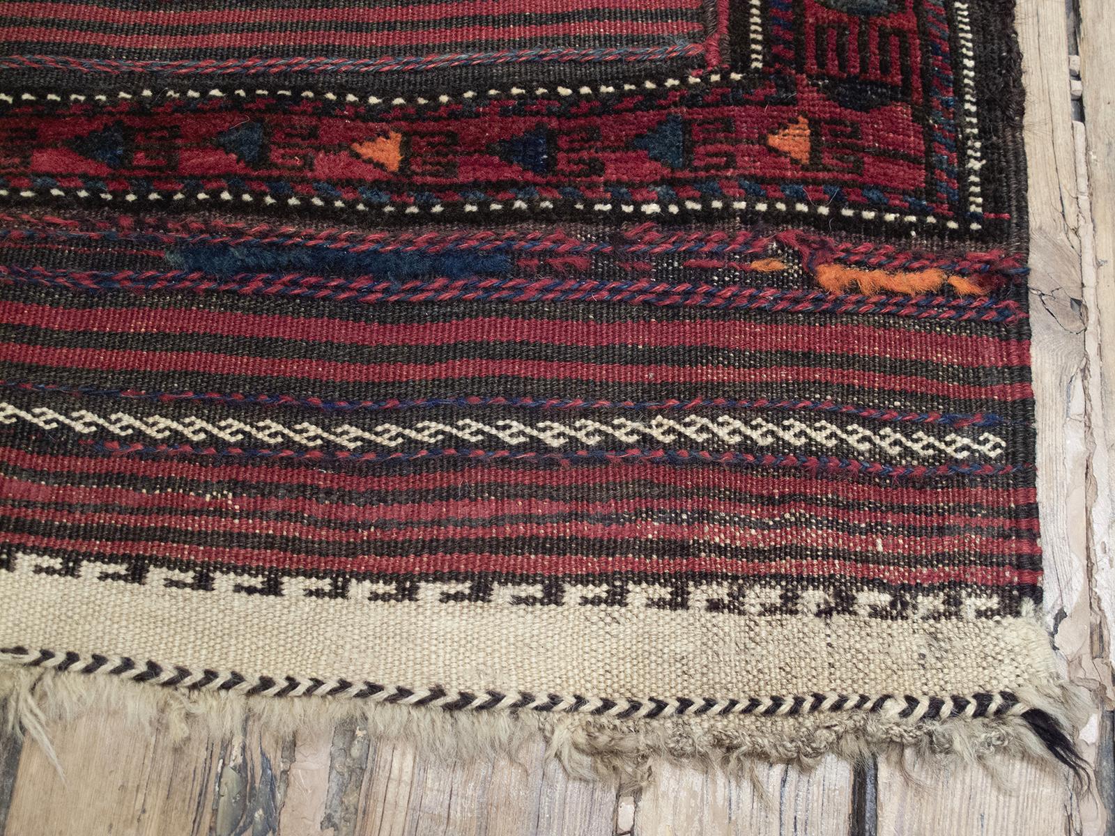 Baluch Kilim (DK-124-95) In Good Condition For Sale In New York, NY