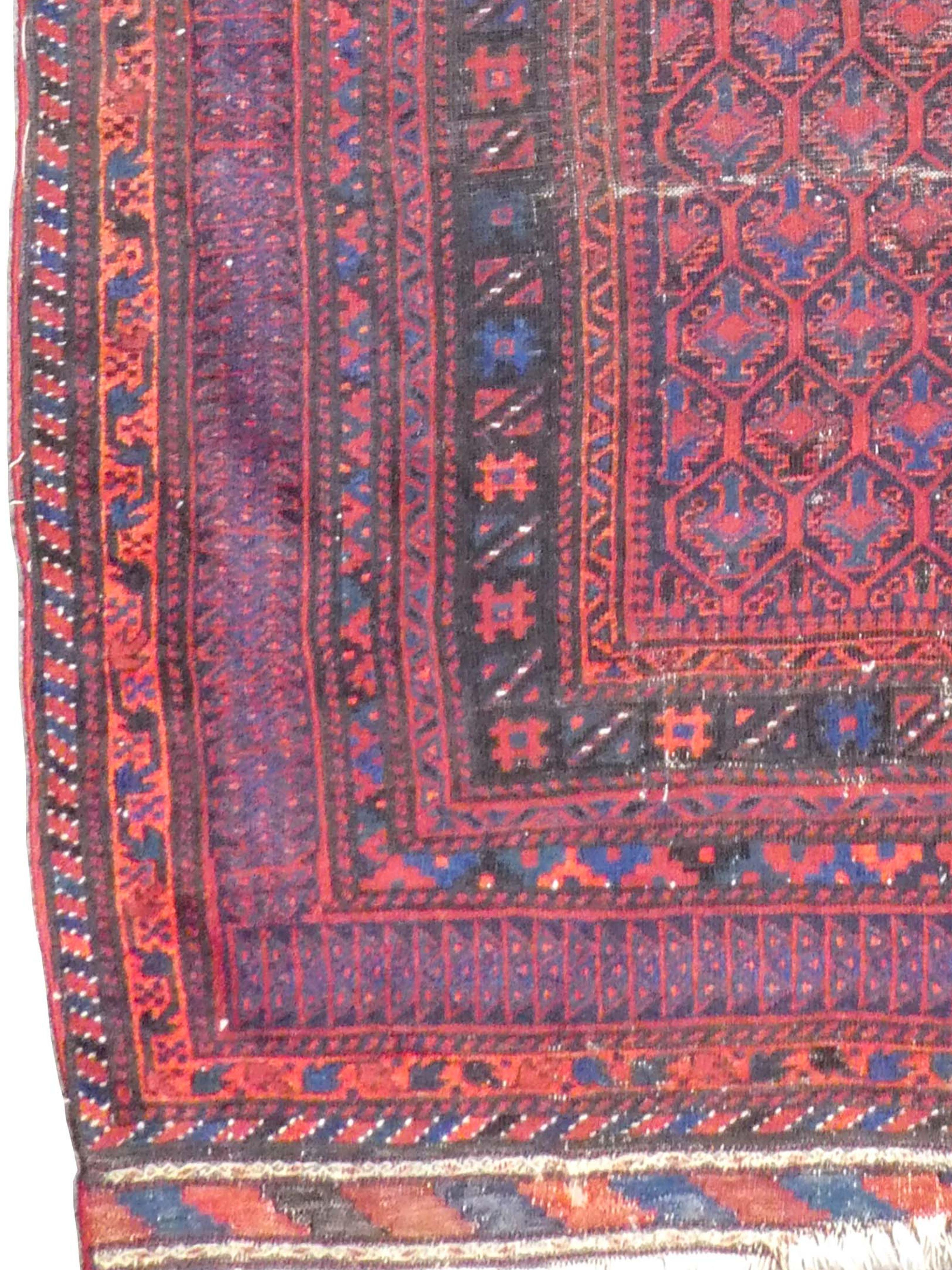 Belutschischer Gebetsteppich, um 1900 (Afghanisch) im Angebot