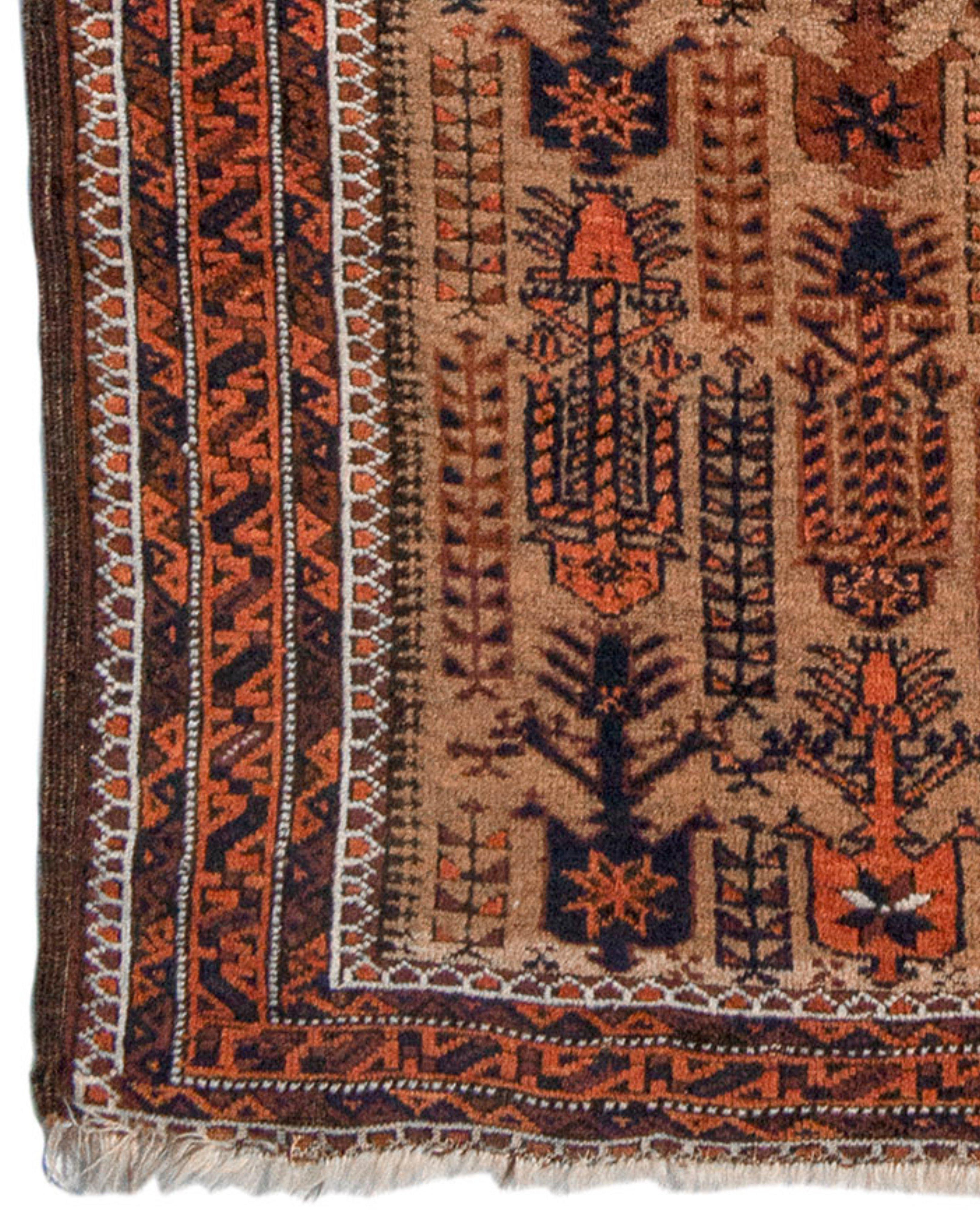 Baluch Prayer Rug, c. 1900 In Excellent Condition For Sale In San Francisco, CA