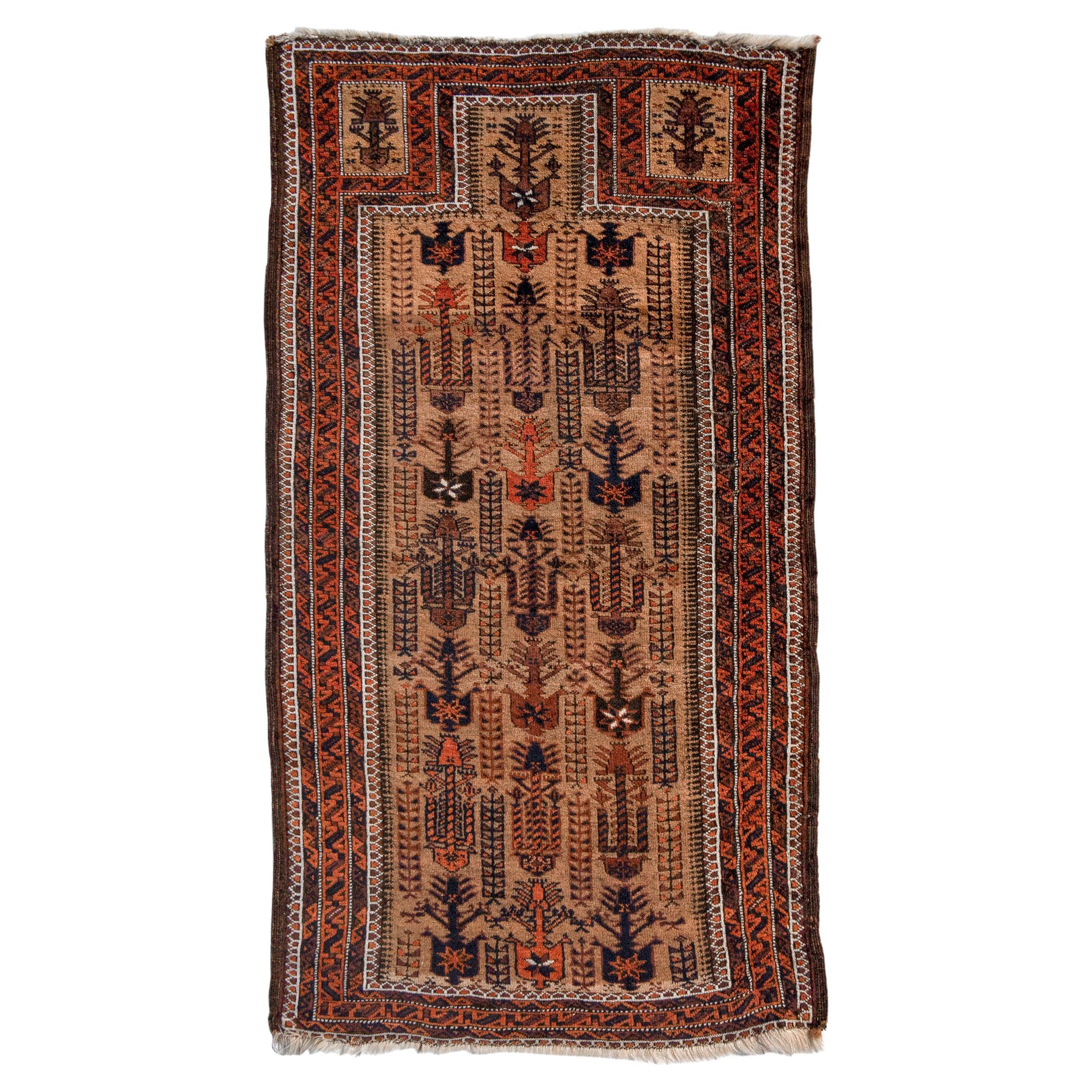 Tapis de prière Baluch, vers 1900