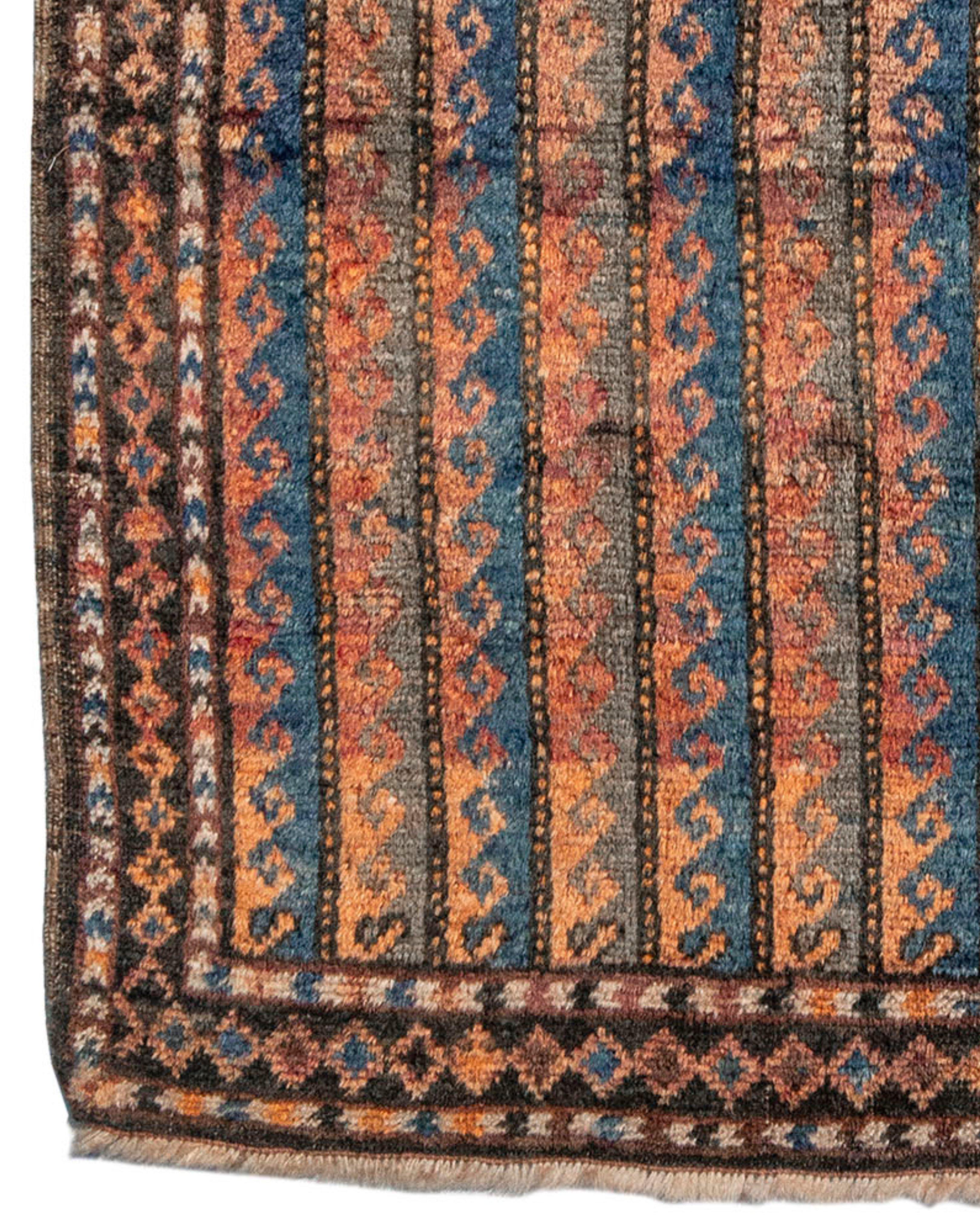 Hand-Knotted Baluch Prayer Rug, Late 19th Century