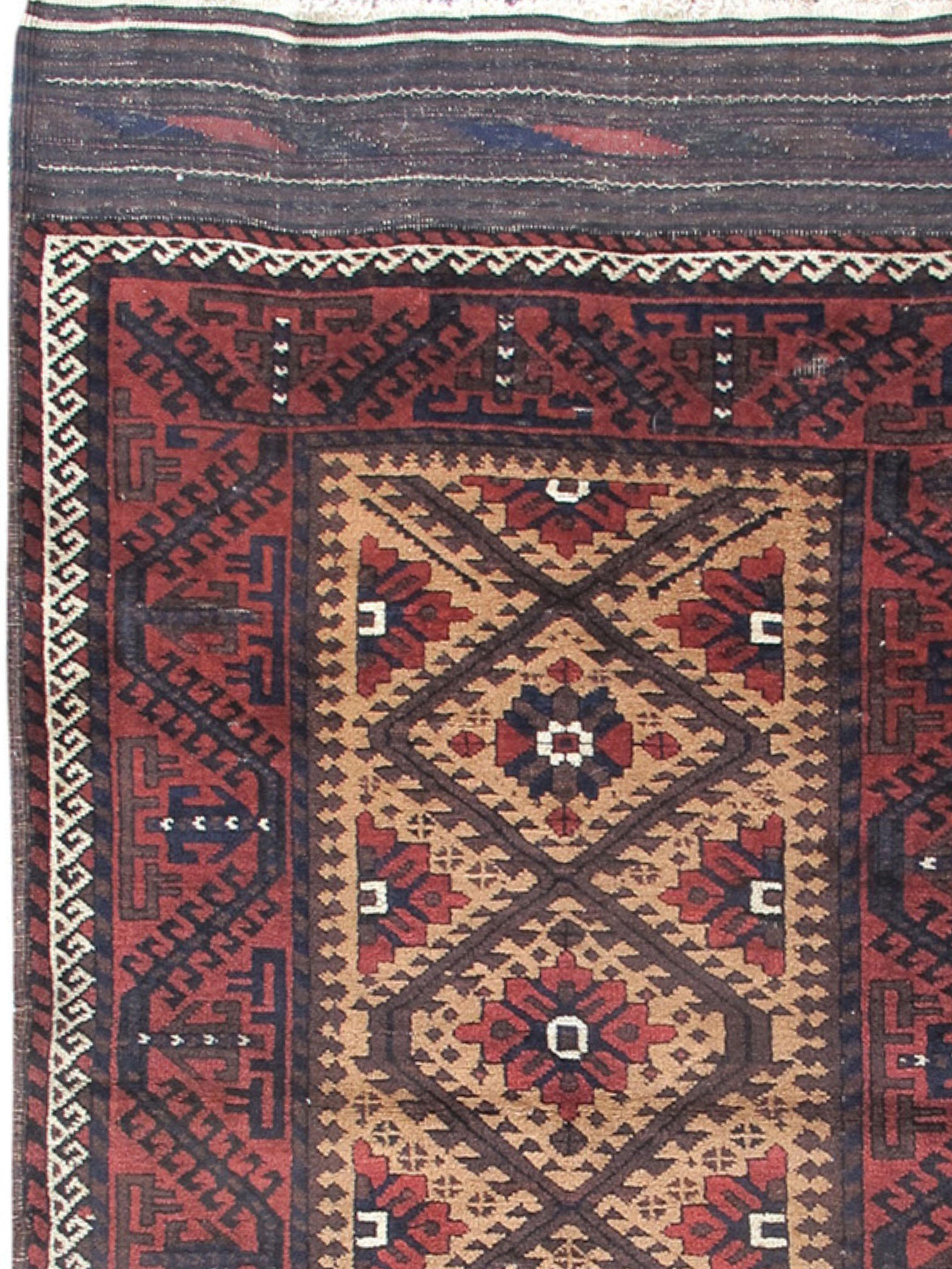 Perse Tapis baloutche, C.C. 1900 en vente