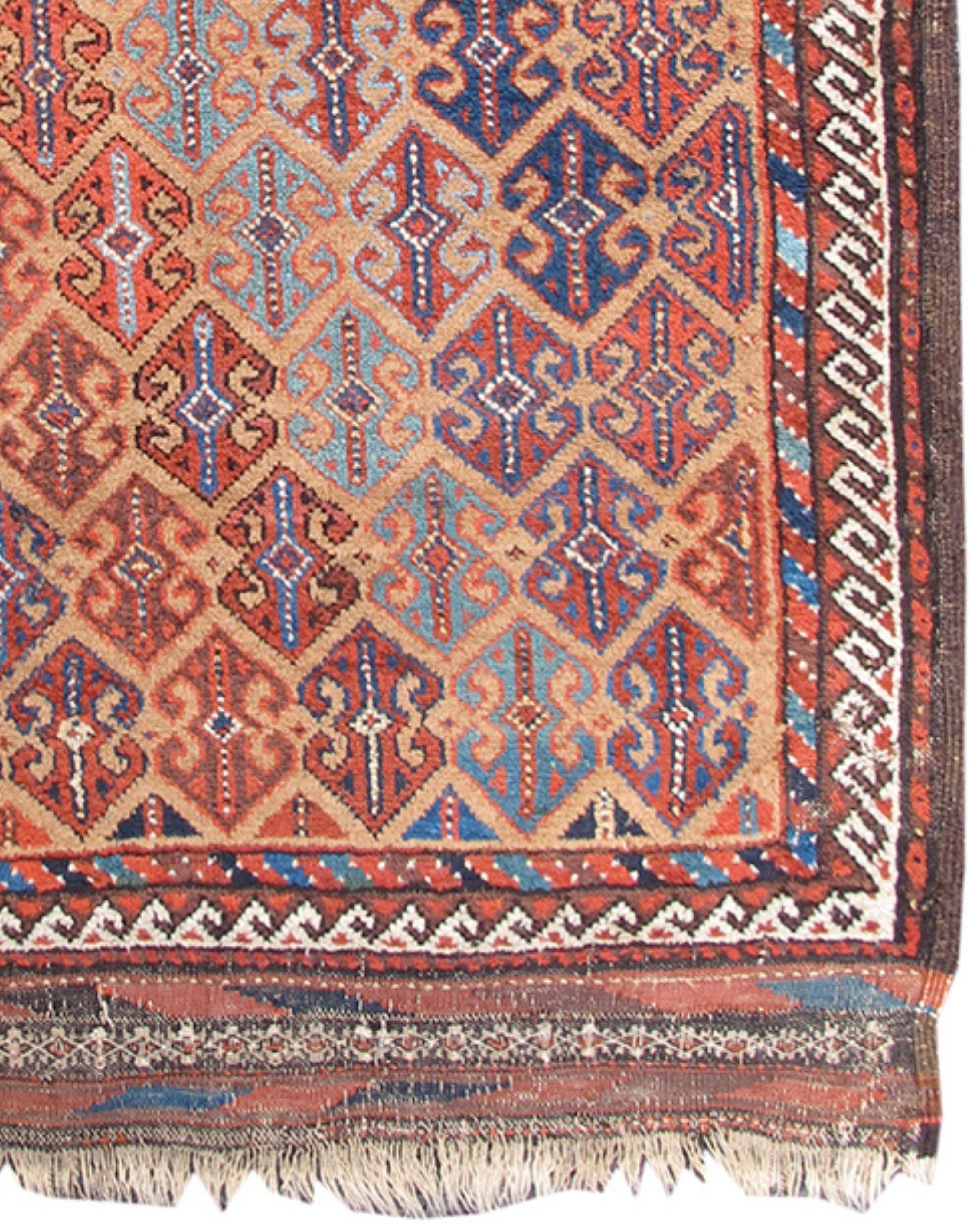 19th Century Antique Persian Baluch Rug, c. 1900