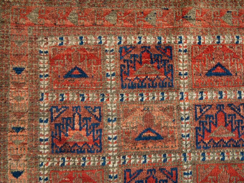 Baluch Rug, Late 19th Century

Additional Information:
Dimensions: 4'4
