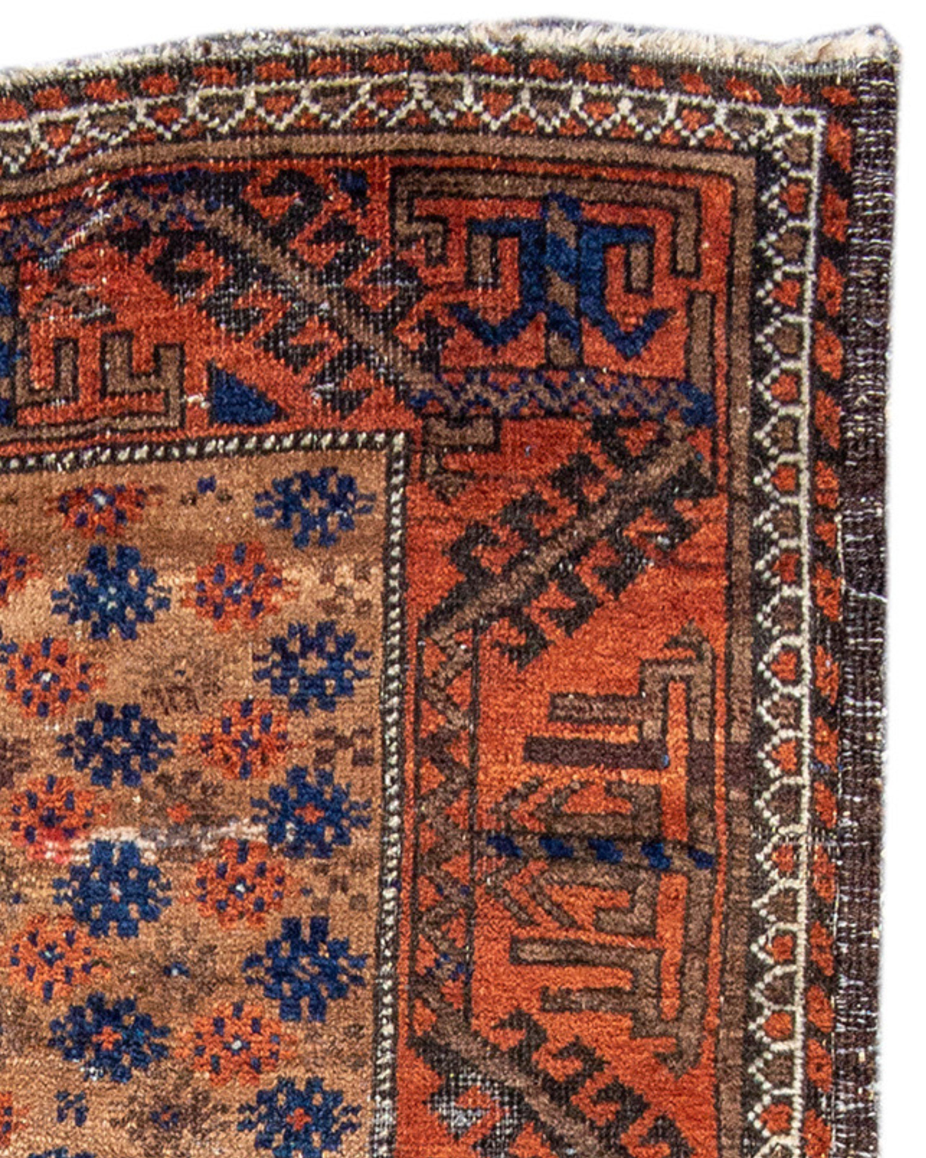 Baluch rug, Late 19th Century

Additional Information:
Dimensions: 2'9