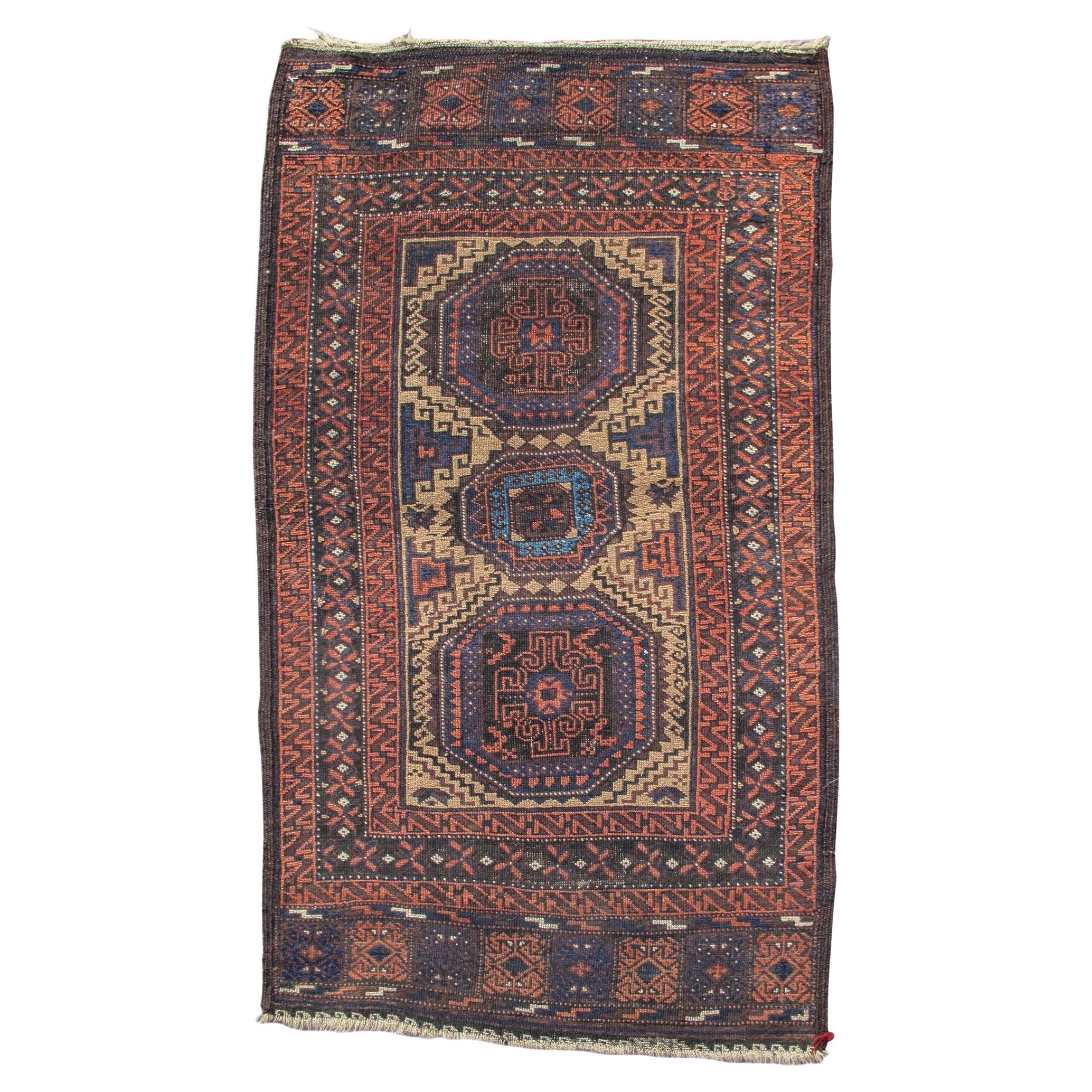 Baluch Rug, Late 19th Century For Sale