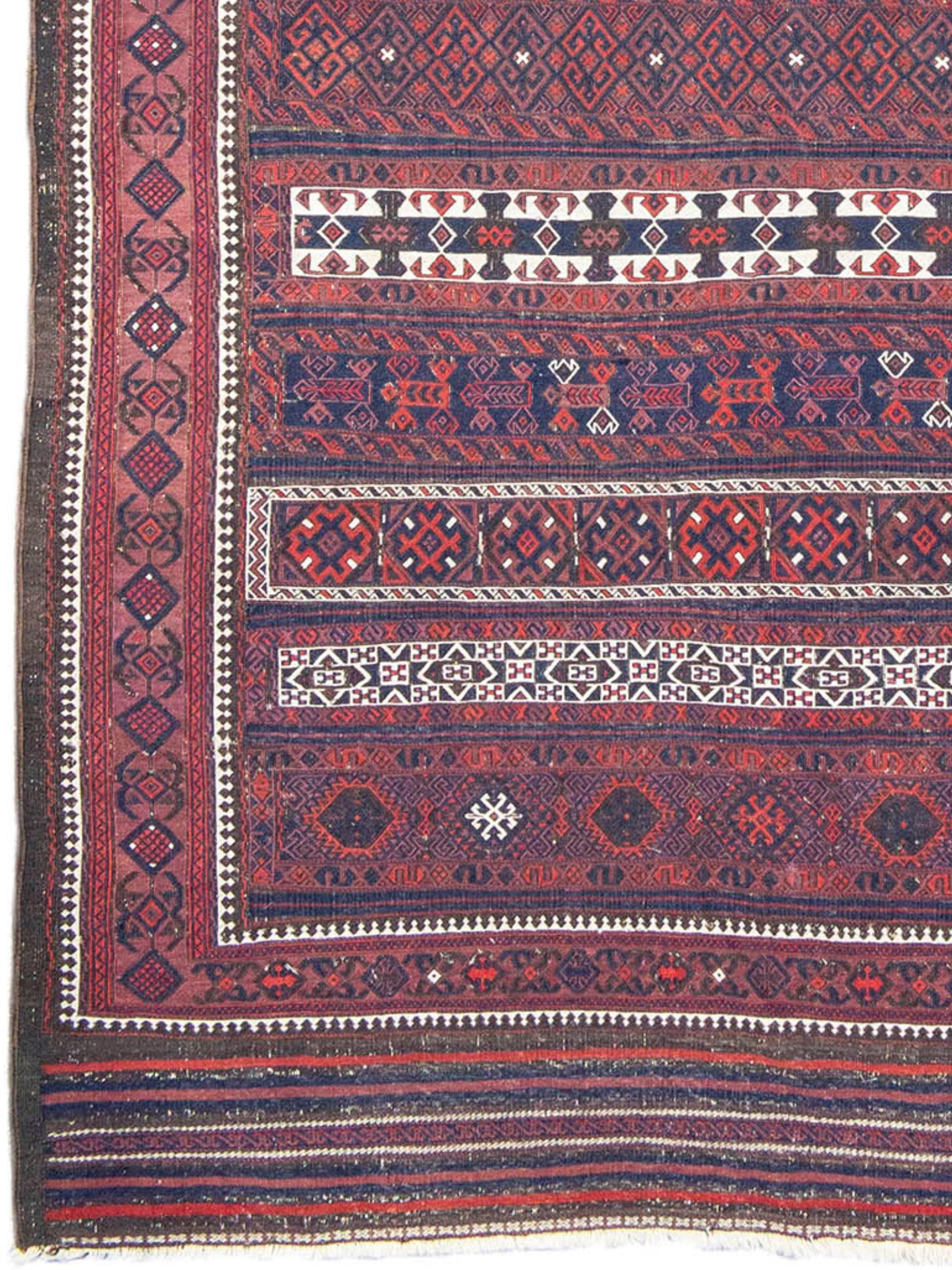 Baluch Sumak-Teppich, spätes 19. Jahrhundert (Wolle) im Angebot
