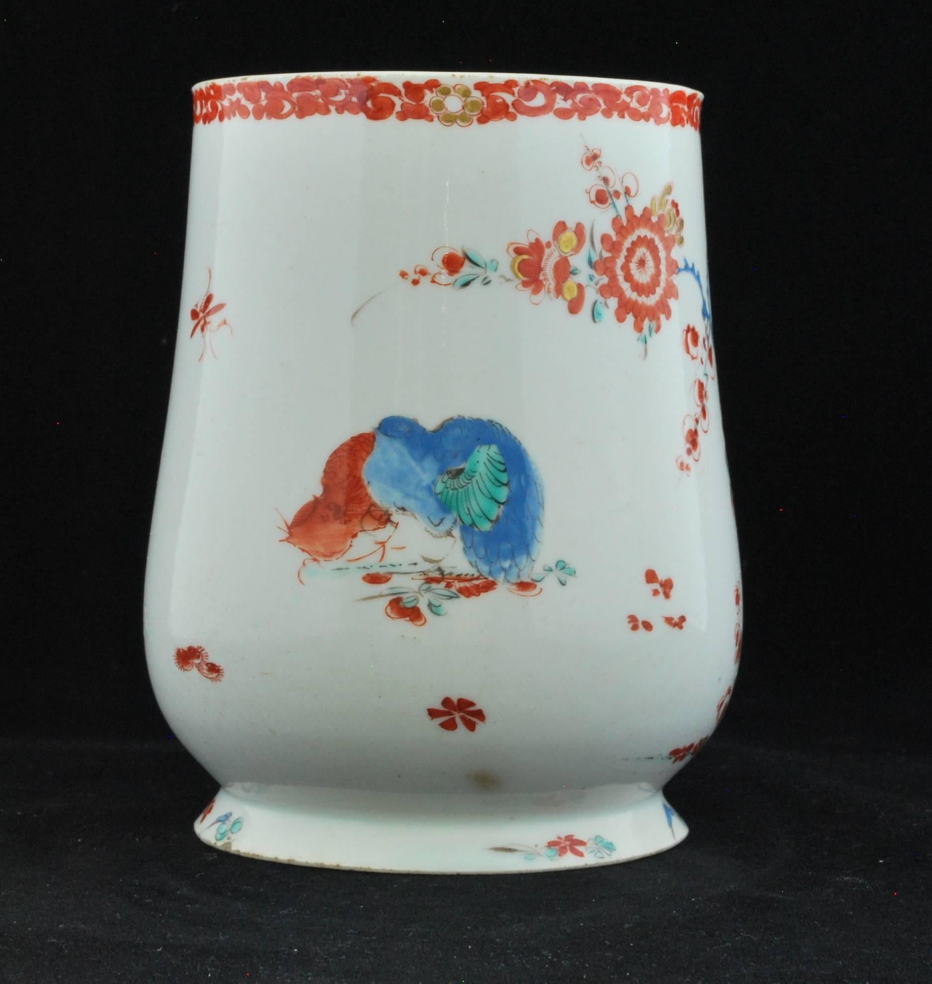 Japonisme Tasse à balustre, décoration kakiemon, usine de porcelaine à nœud, vers 1753 en vente