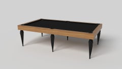 Elevate Customs Don Pool Table / Solid Teak Wood in 9' - Made in USA