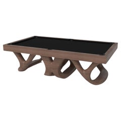 Tavolo da biliardo Draco di Elevate Customs / Legno massiccio di noce da 7'/8' - Made in USA