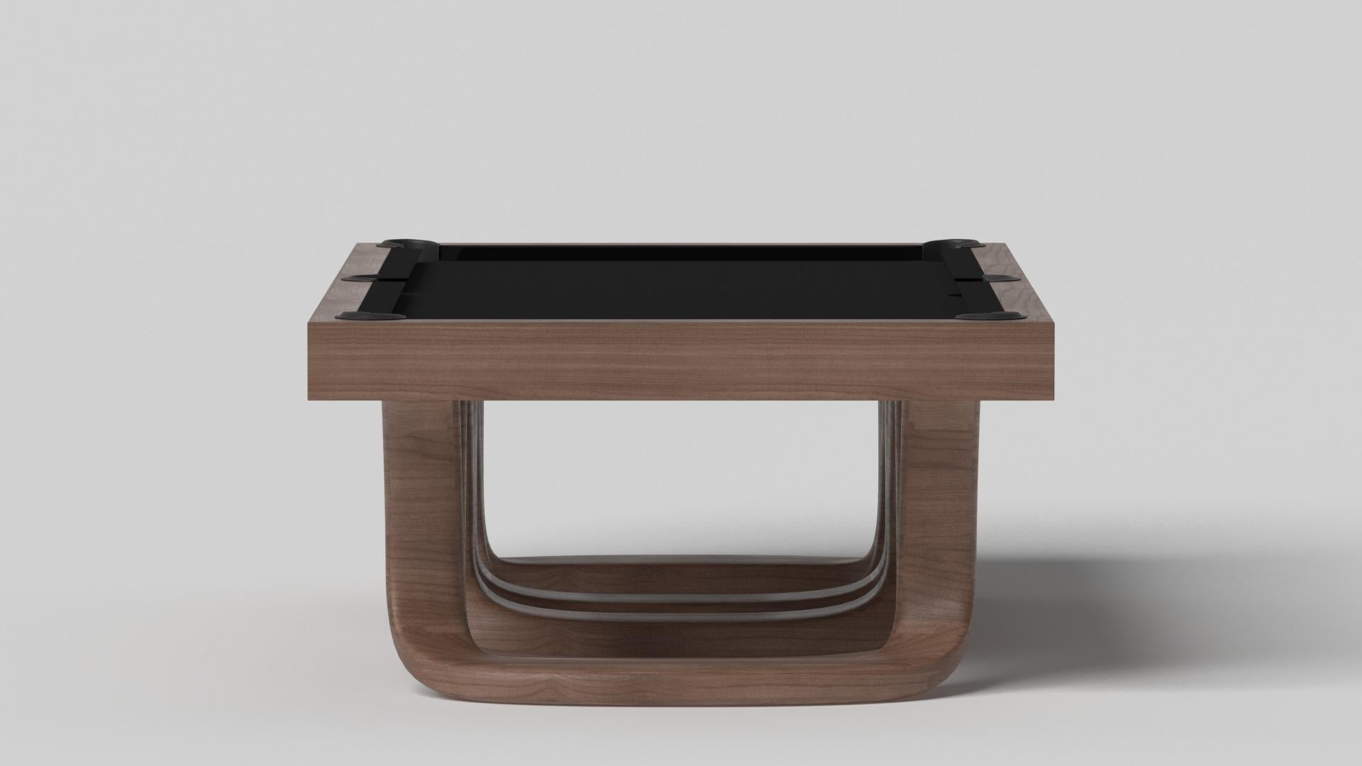 Moderne Elevate Customs Draco Pool Table / Solid Walnut Wood in 8.5' - Made in USA en vente