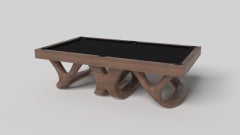 Elevate Customs Draco Pool Table / Solid Walnut Wood in 9' - Made in USA