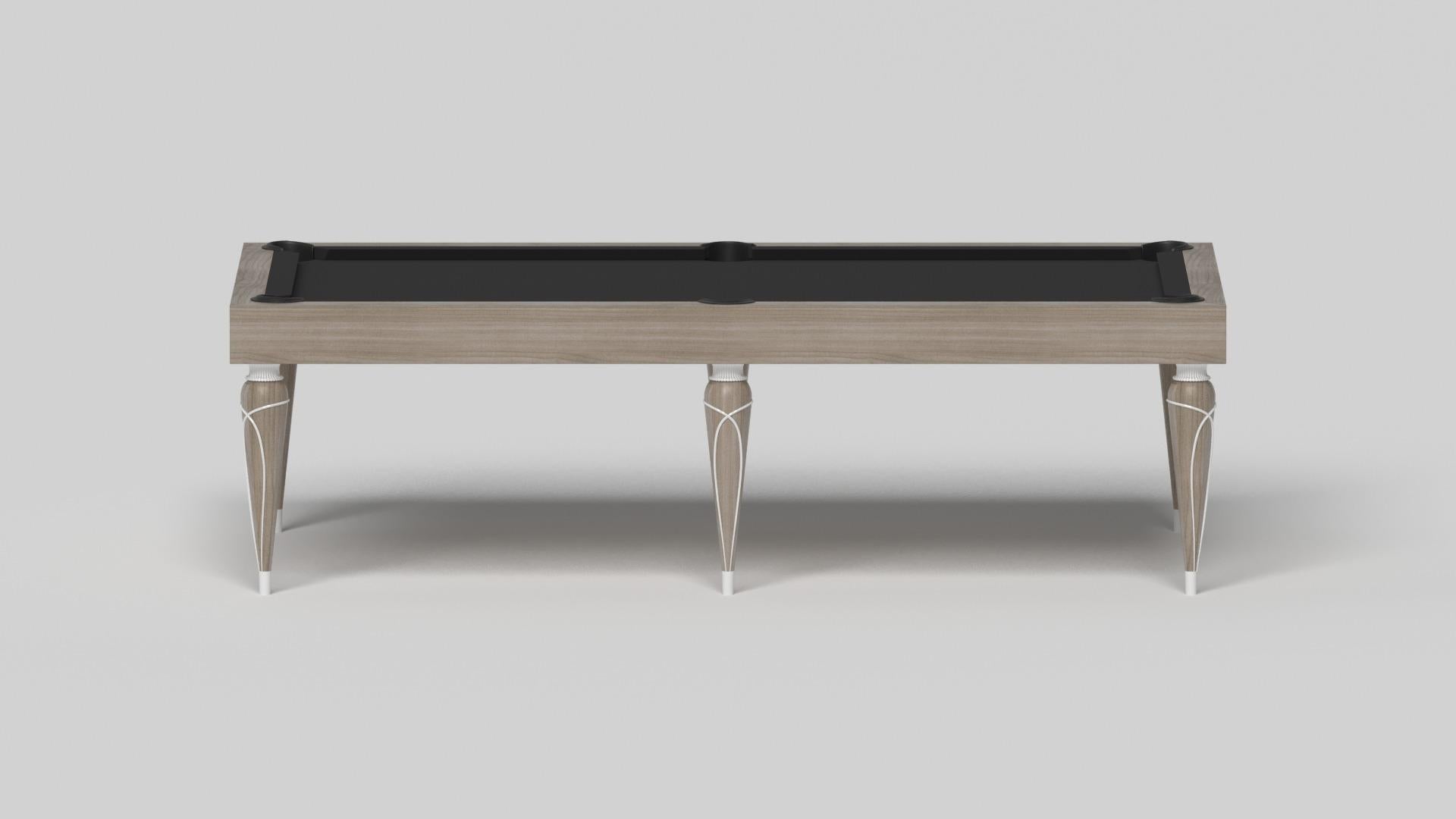 American Elevate Customs Don Pool Table / Solid White Oak Wood in 9' - Made in USA For Sale