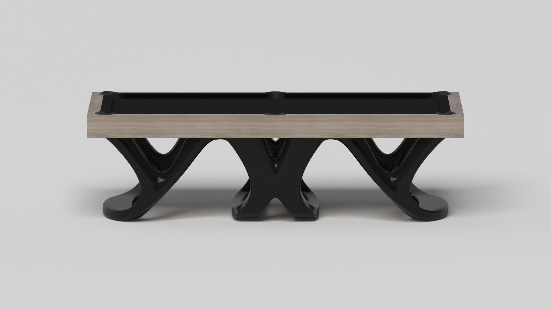 white oak pool table