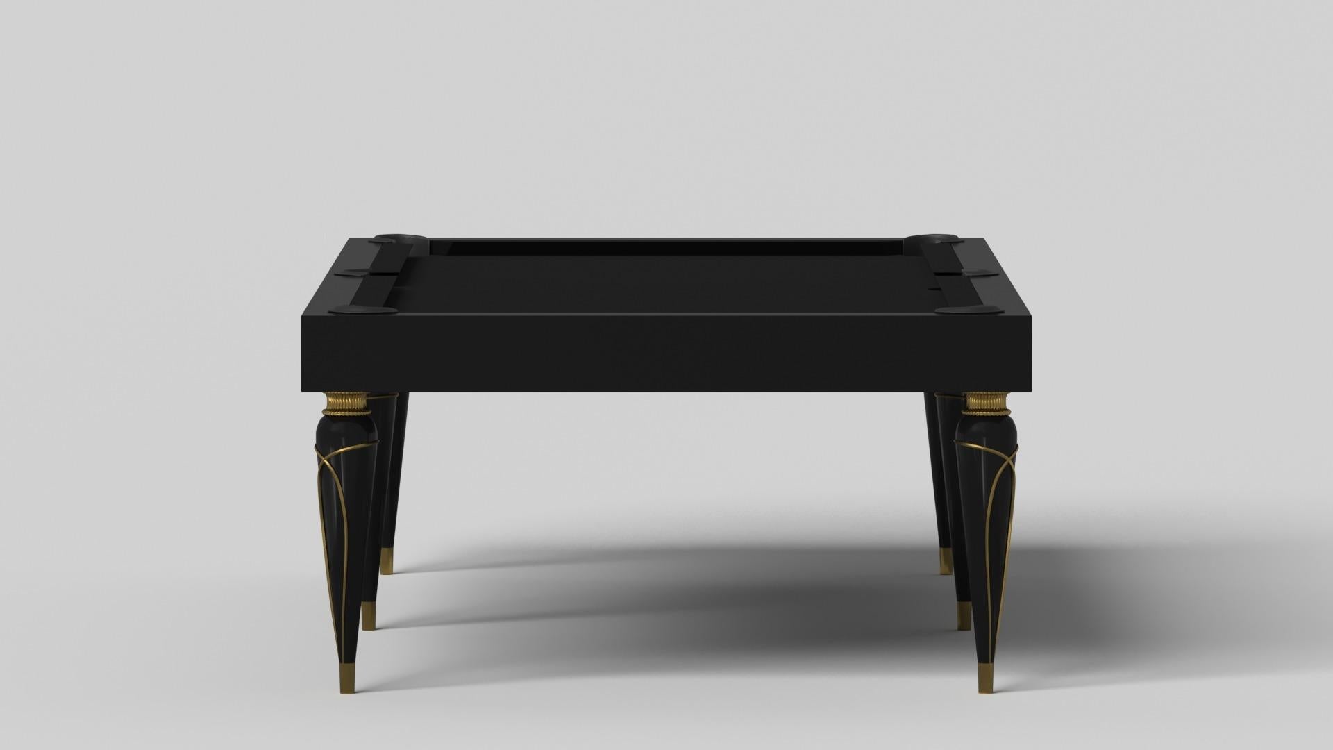 Moderne Table de piscine Don sur mesure / métal en acier inoxydable en 7'/8' - fabriqué aux États-Unis en vente