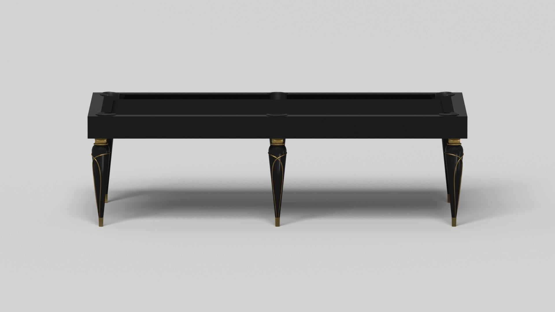 Américain Elevate Customs Don Pool Table / Stainless Steel Metal in 8.5' - Made in USA en vente