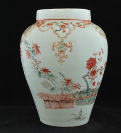 Baluster Vase, Kakiemon Decoration, Bow Porcelain Factory, circa 1748