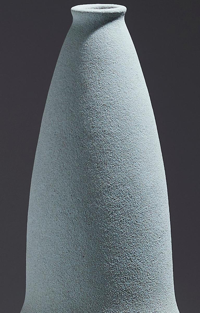Contemporary Blue Unique Vase, Turi Heisselberg Pedersen  For Sale