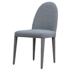 ‘Balzaretti’ Xl Contemporary Upholstered Dining Chair in Grey Fabric