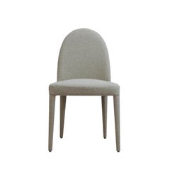 Balzaretti XL Contemporary Upholstered Dining Chair in Torri Lana Boemian Fabric