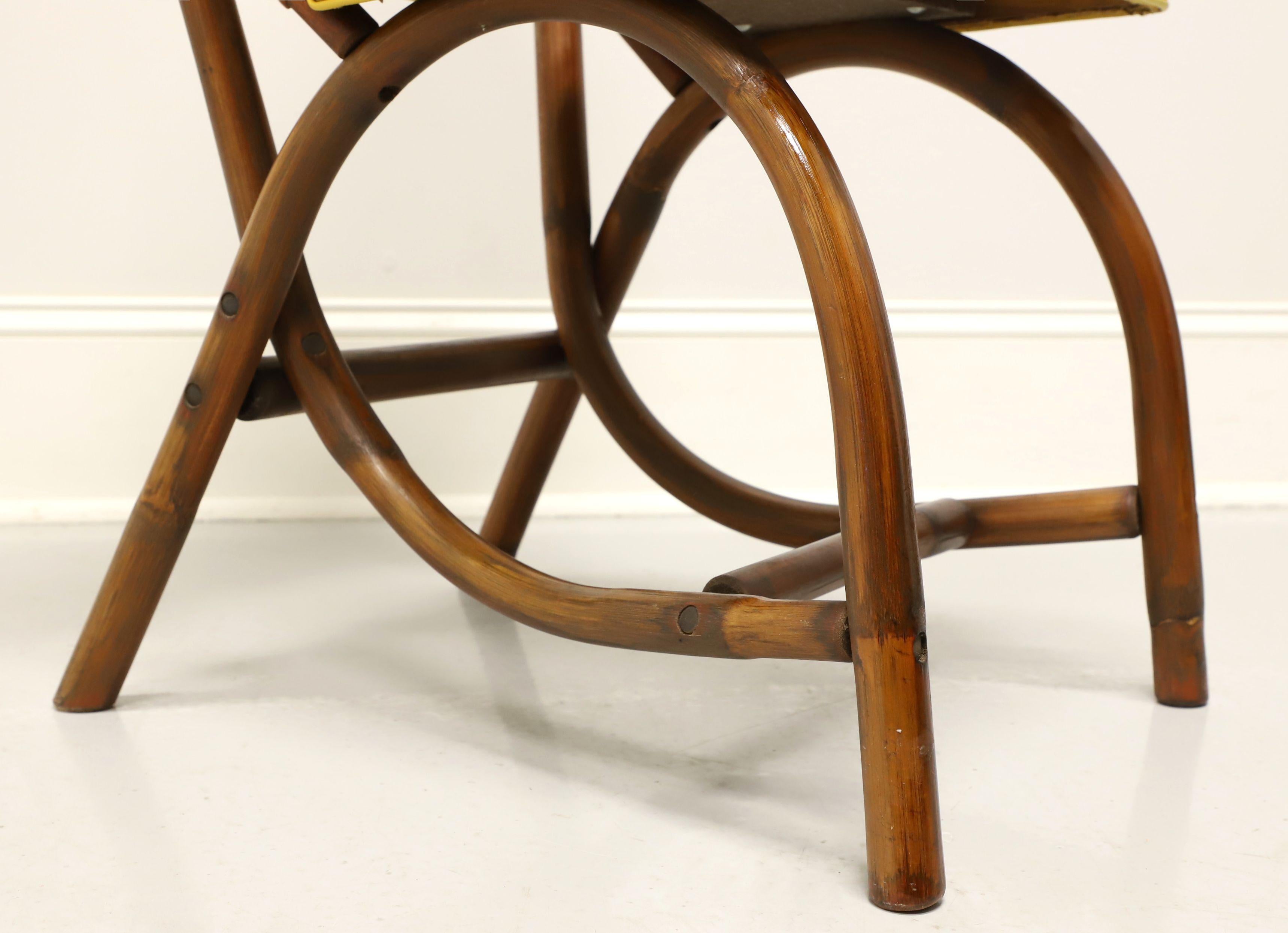 BAM-TAN 1960's Rattan Dining Side Chairs - Pair A For Sale 3
