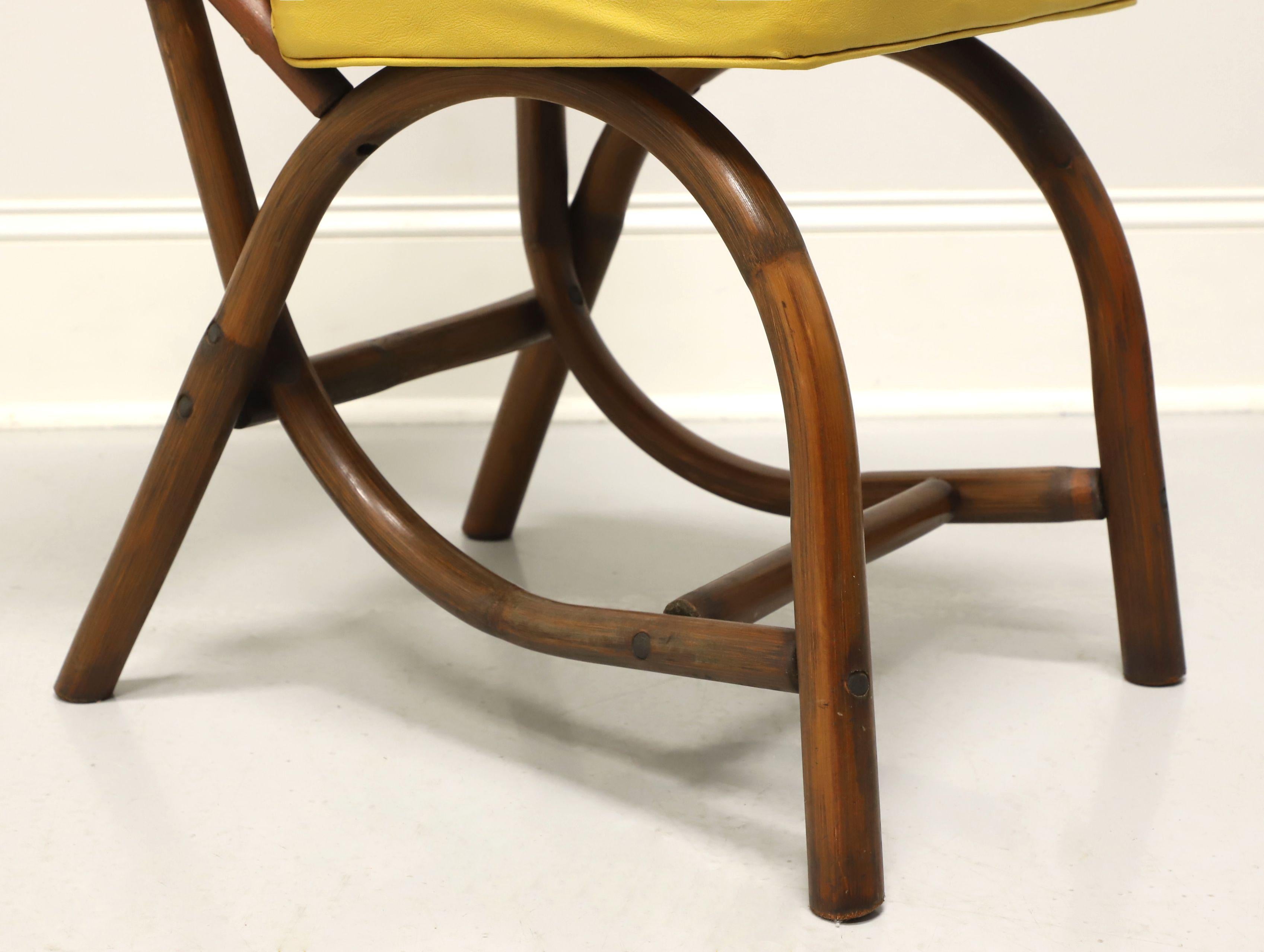 BAM-TAN 1960's Rattan Dining Side Chairs - Pair B For Sale 2