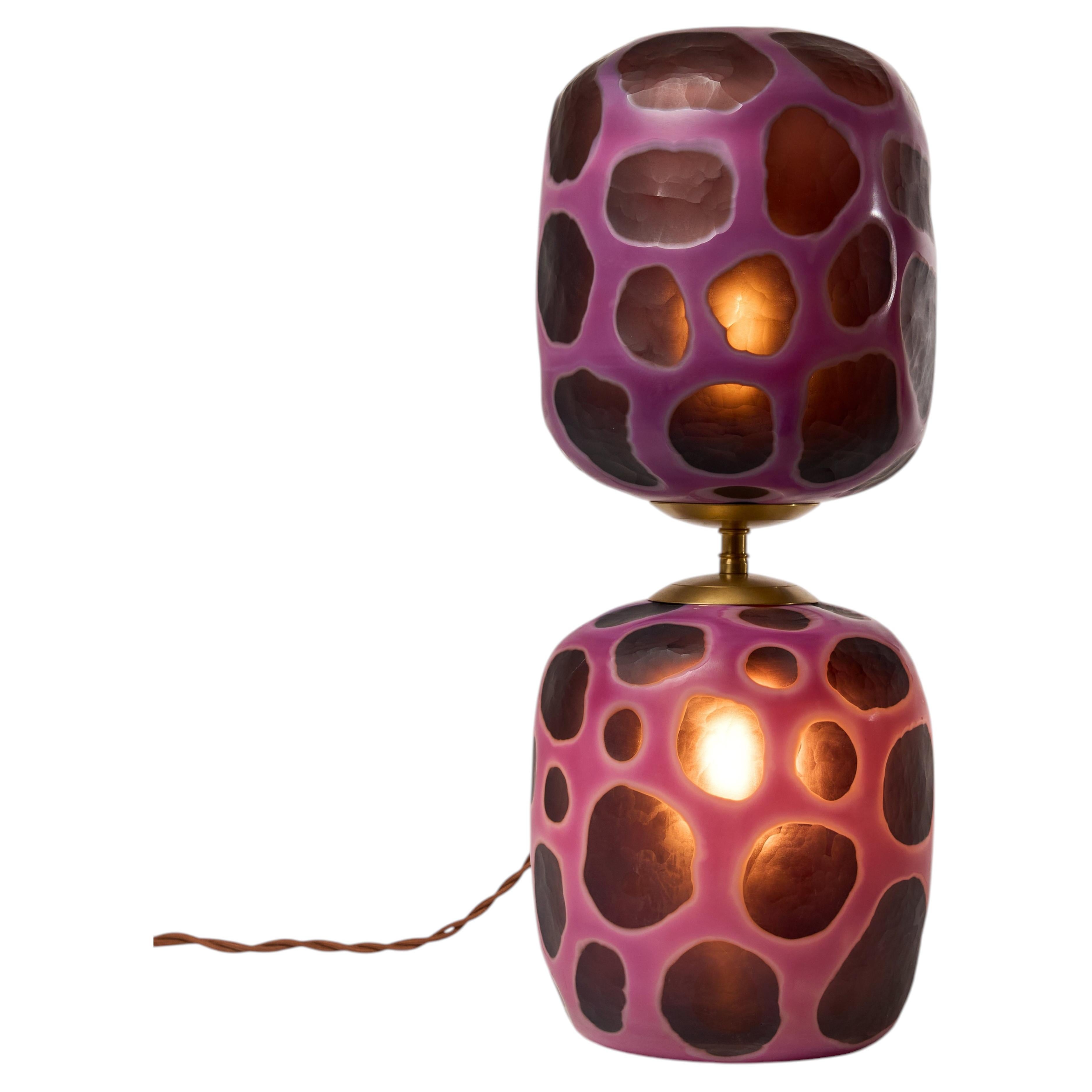 Bamako Light Sculpture by Xavier Le Normand: Minimalist Glass Design
