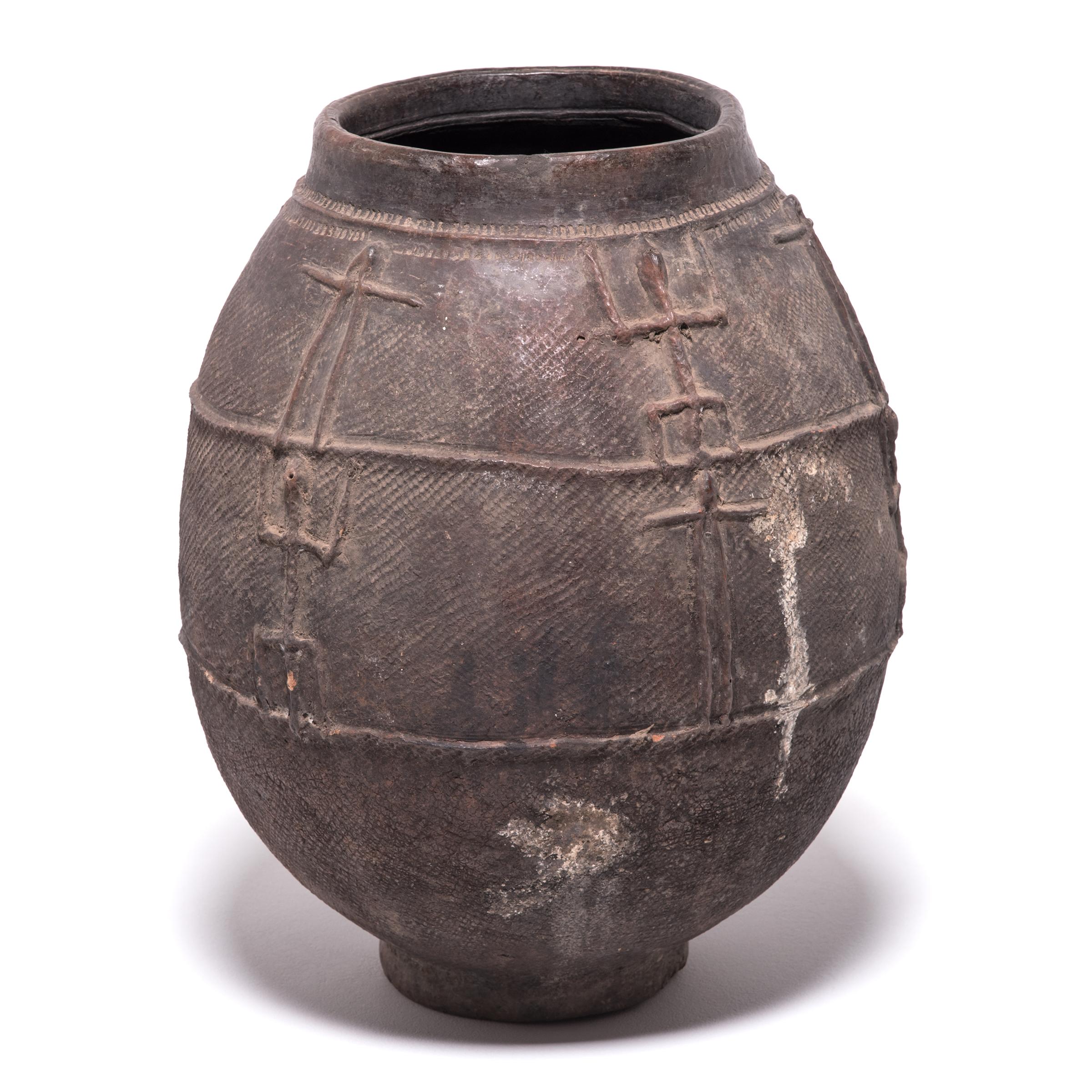 Malien Vase à eau Bambara Jidaga en vente