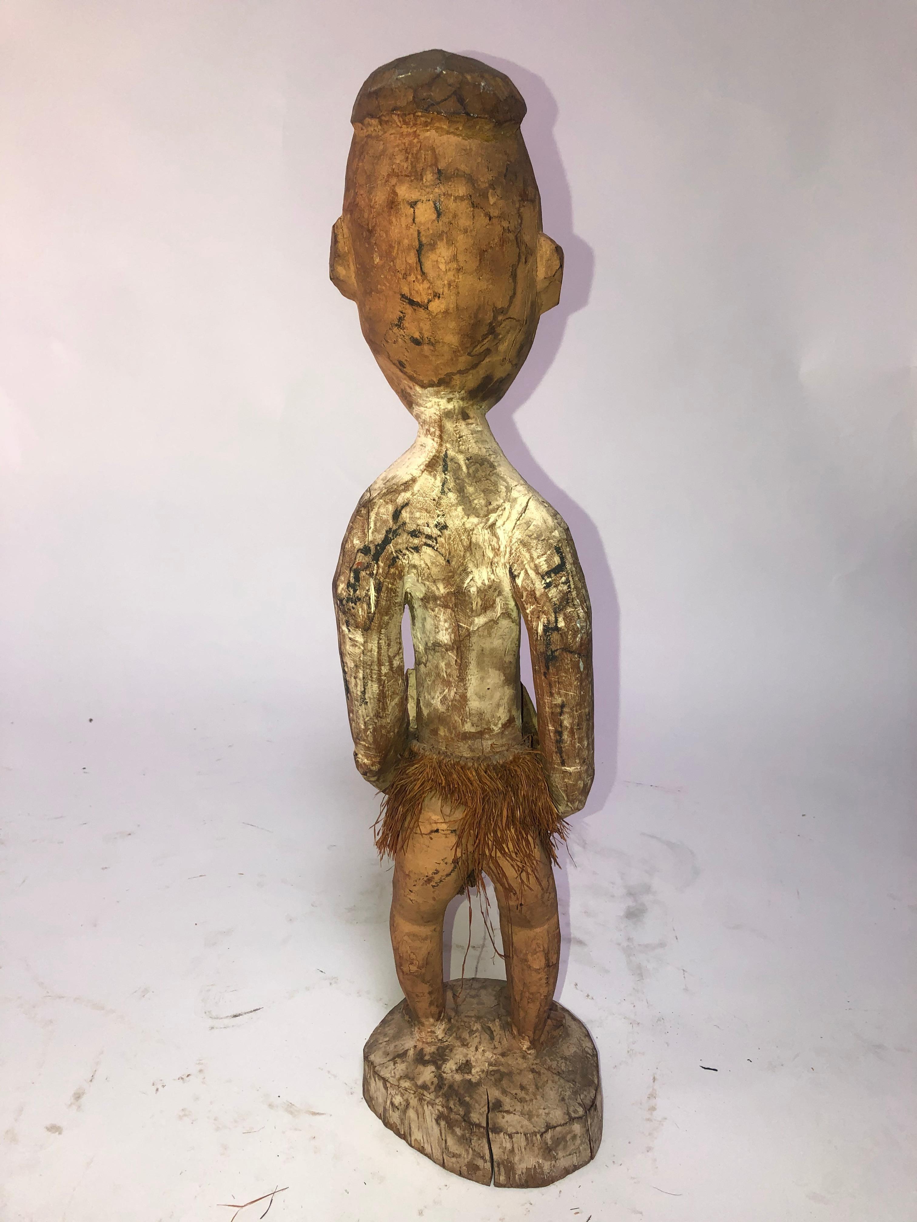 African Bambara Mali Wooden Figure For Sale