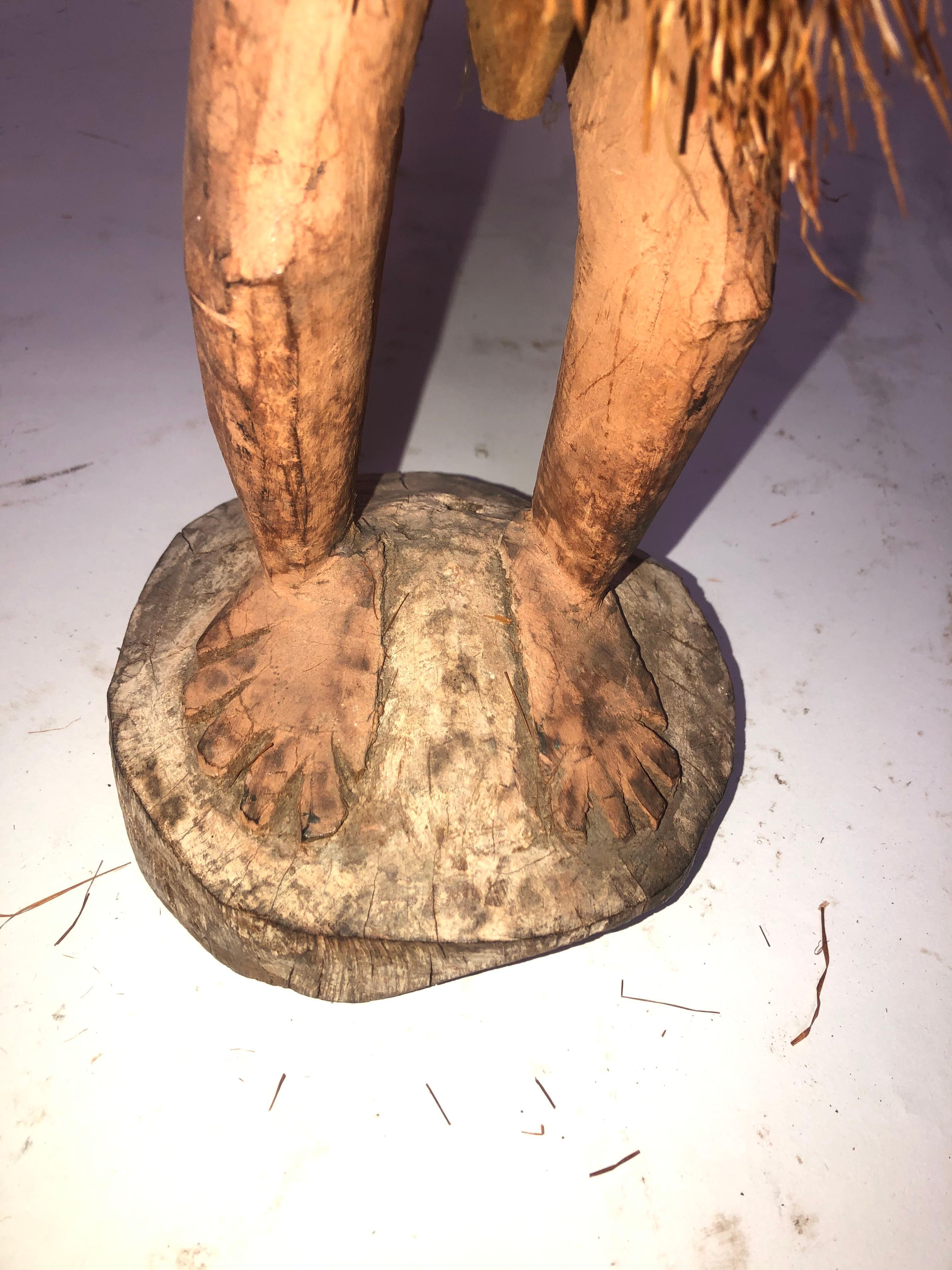 Bambara Mali Wooden Figure In Good Condition For Sale In Dallas, TX
